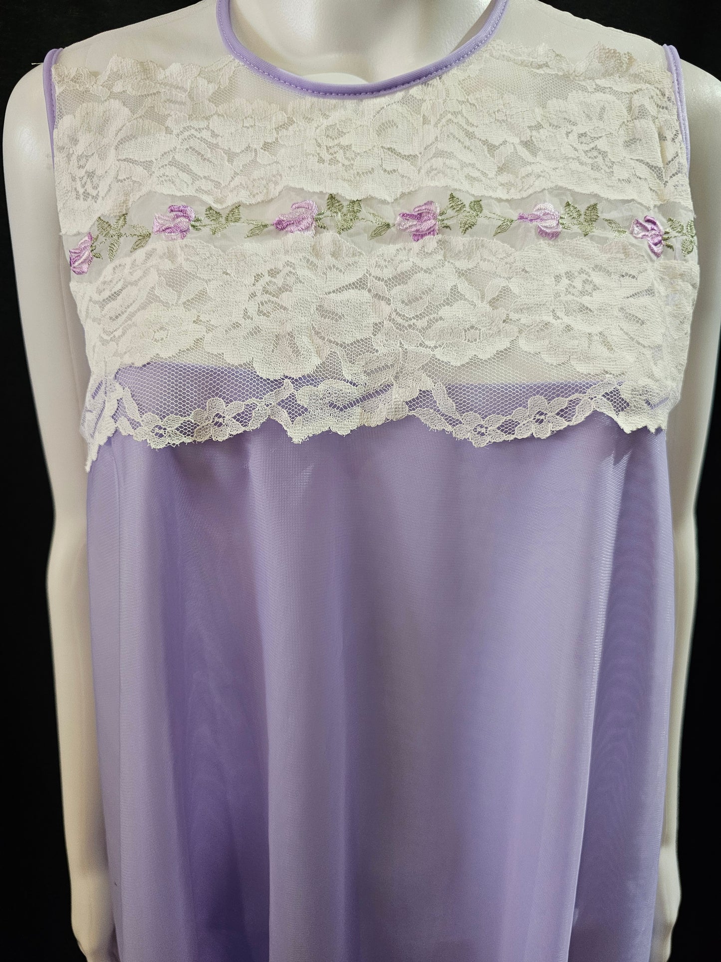 Vintage 1960s pastel purple babydoll by Dorothy Perkins