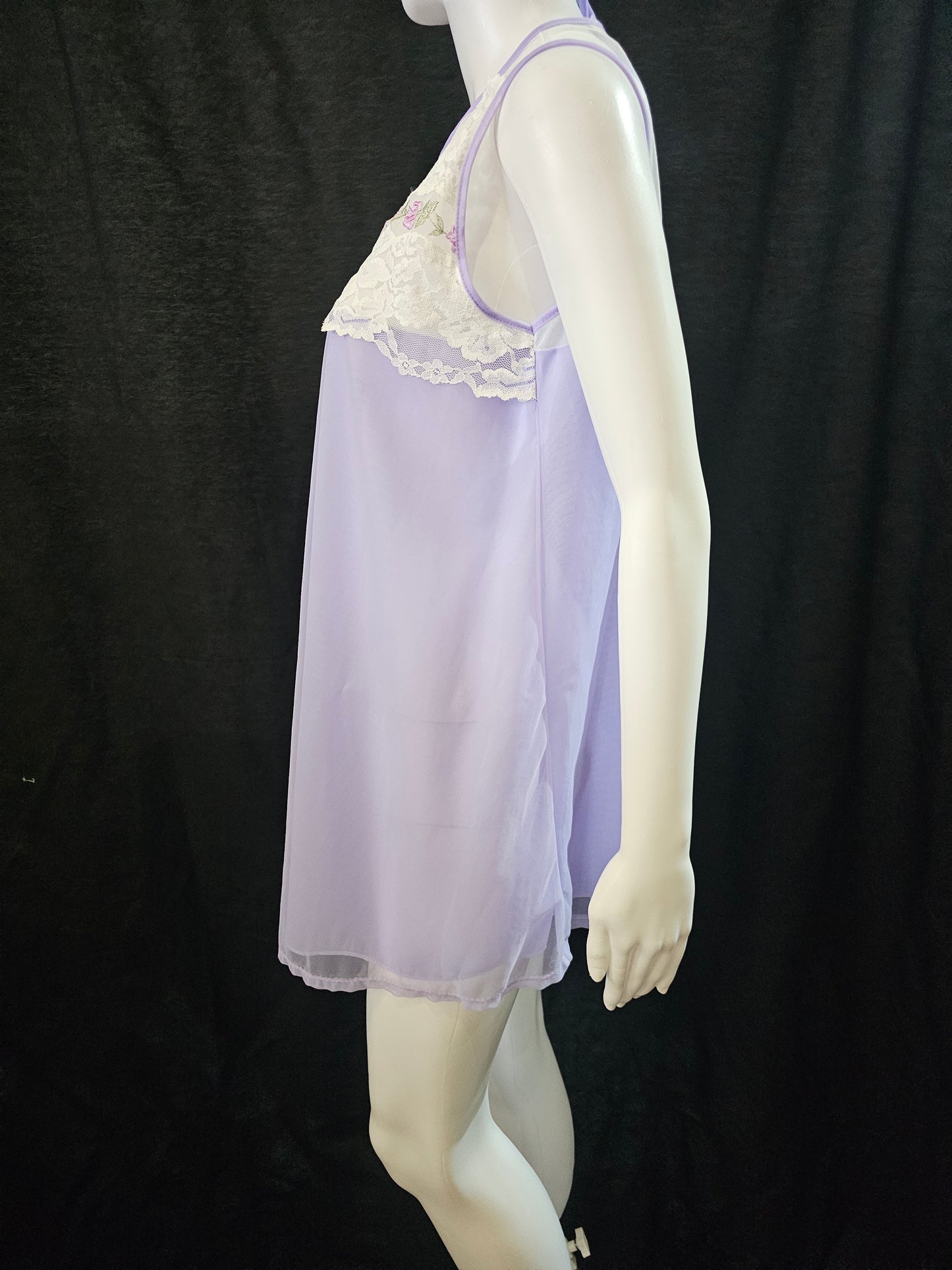 Vintage 1960s pastel purple babydoll by Dorothy Perkins