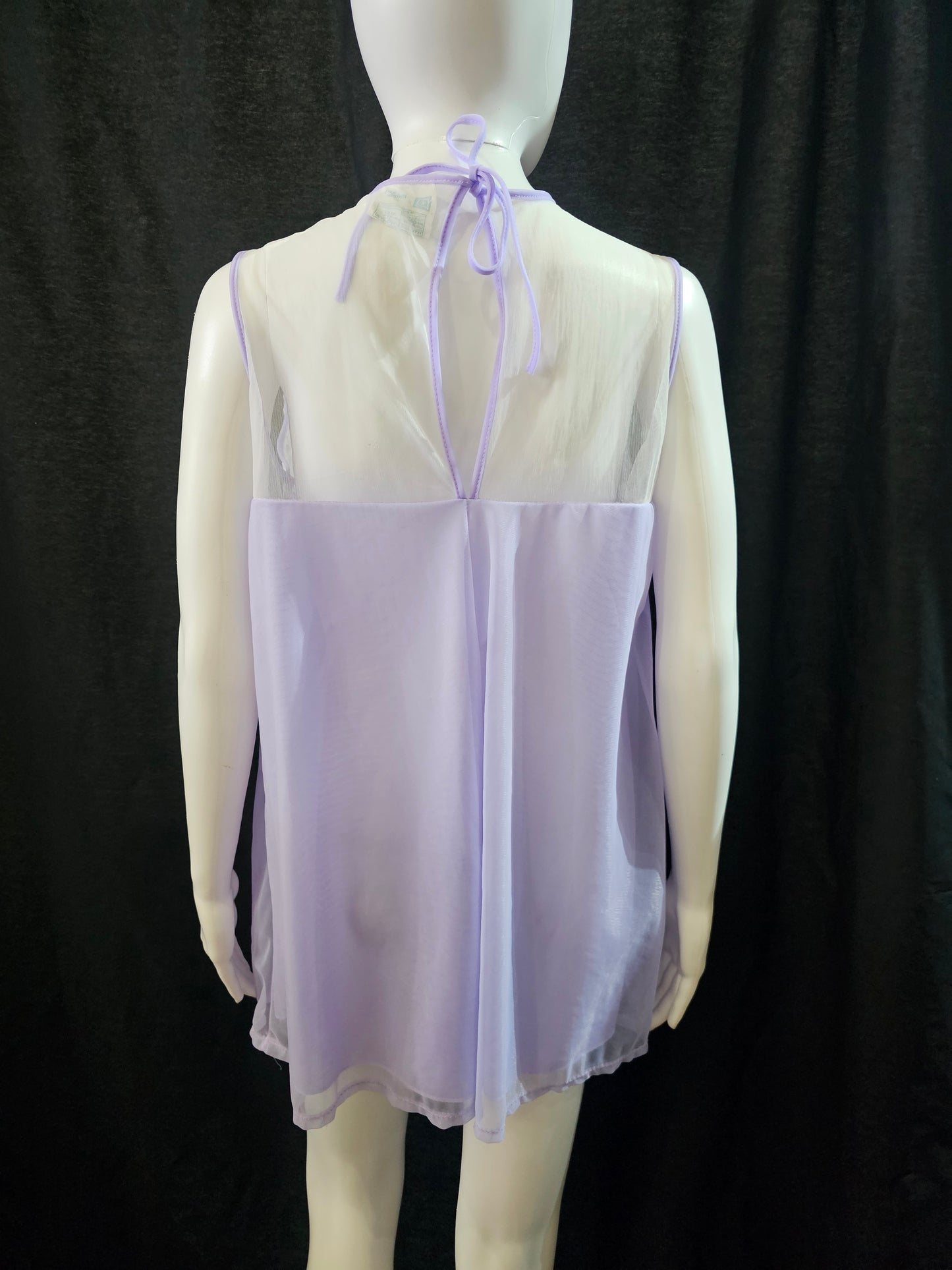 Vintage 1960s pastel purple babydoll by Dorothy Perkins