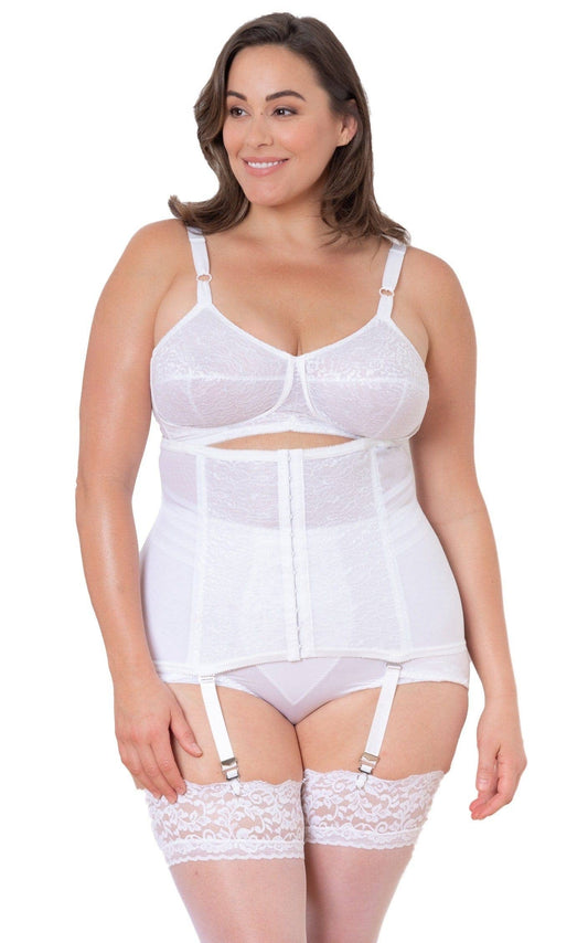 ✨ needs 4x - RAGO Hourglass shape Waist Trainer- Black/White