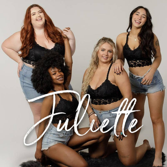 Black Juliette Lace Bralette by JadyK