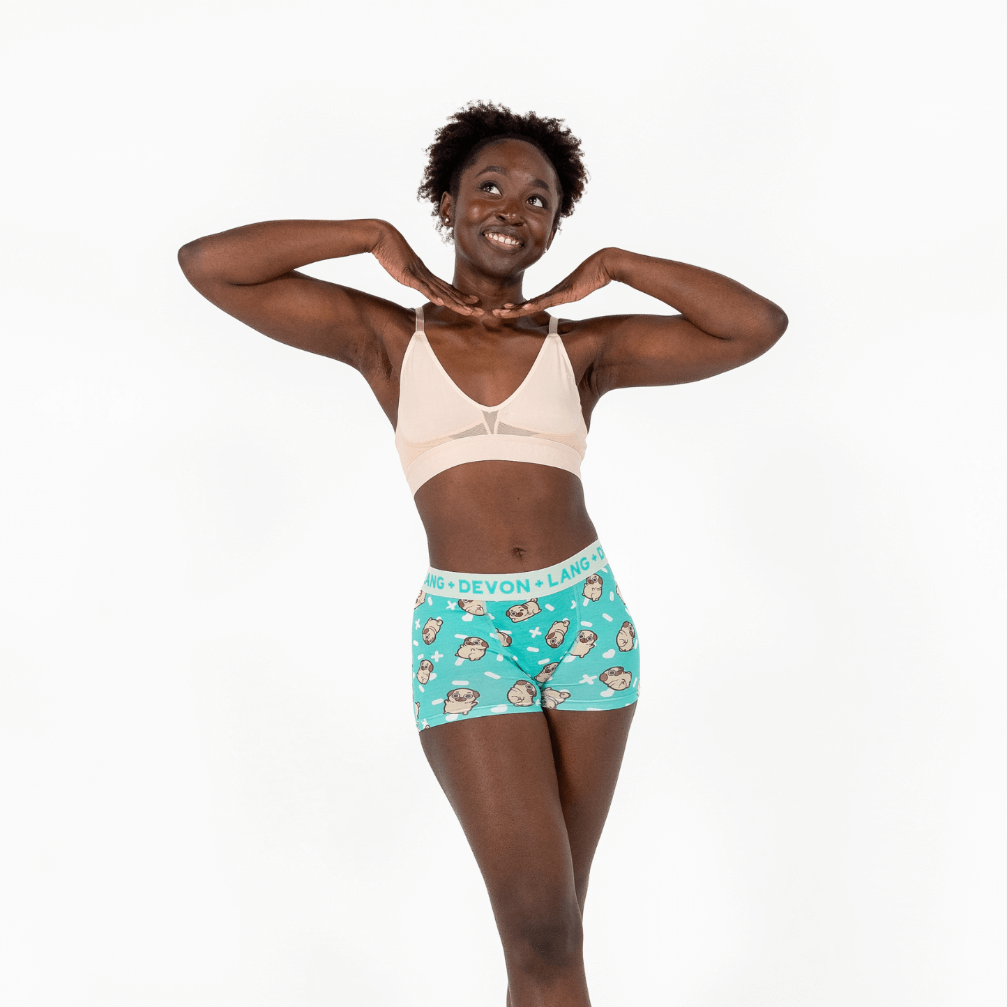 Bria 2.0 Boyshort - Puglies LIMITED EDITION PRINT