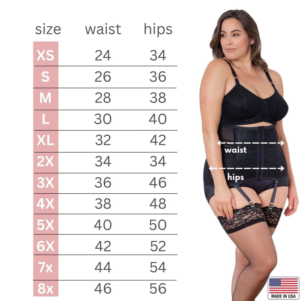 Waist Cinching Girdle by Rago | Black