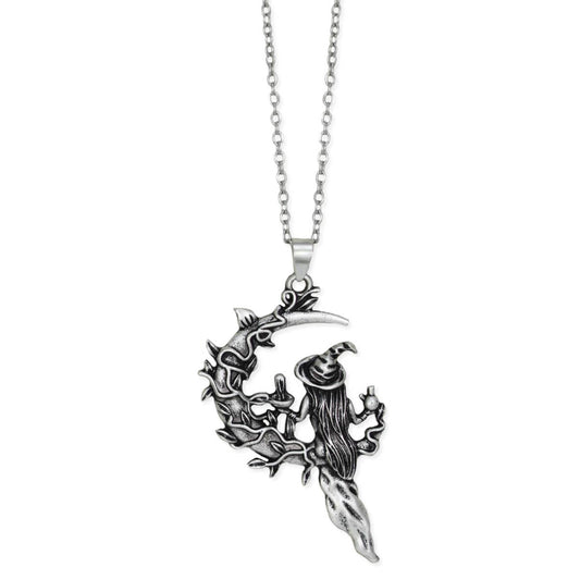 Mystic Maven Silver Moon Necklace