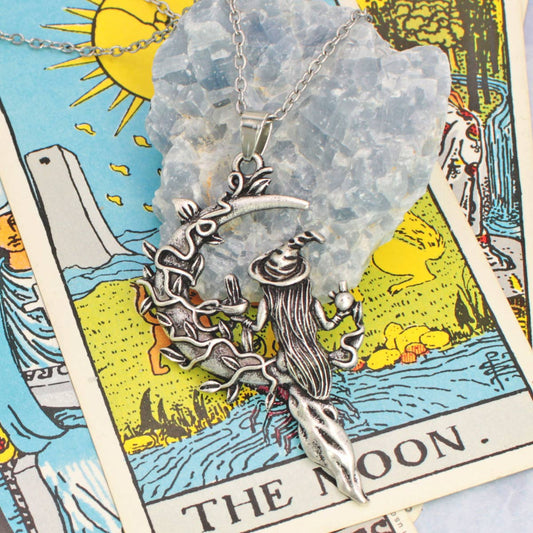 Mystic Maven Silver Moon Necklace