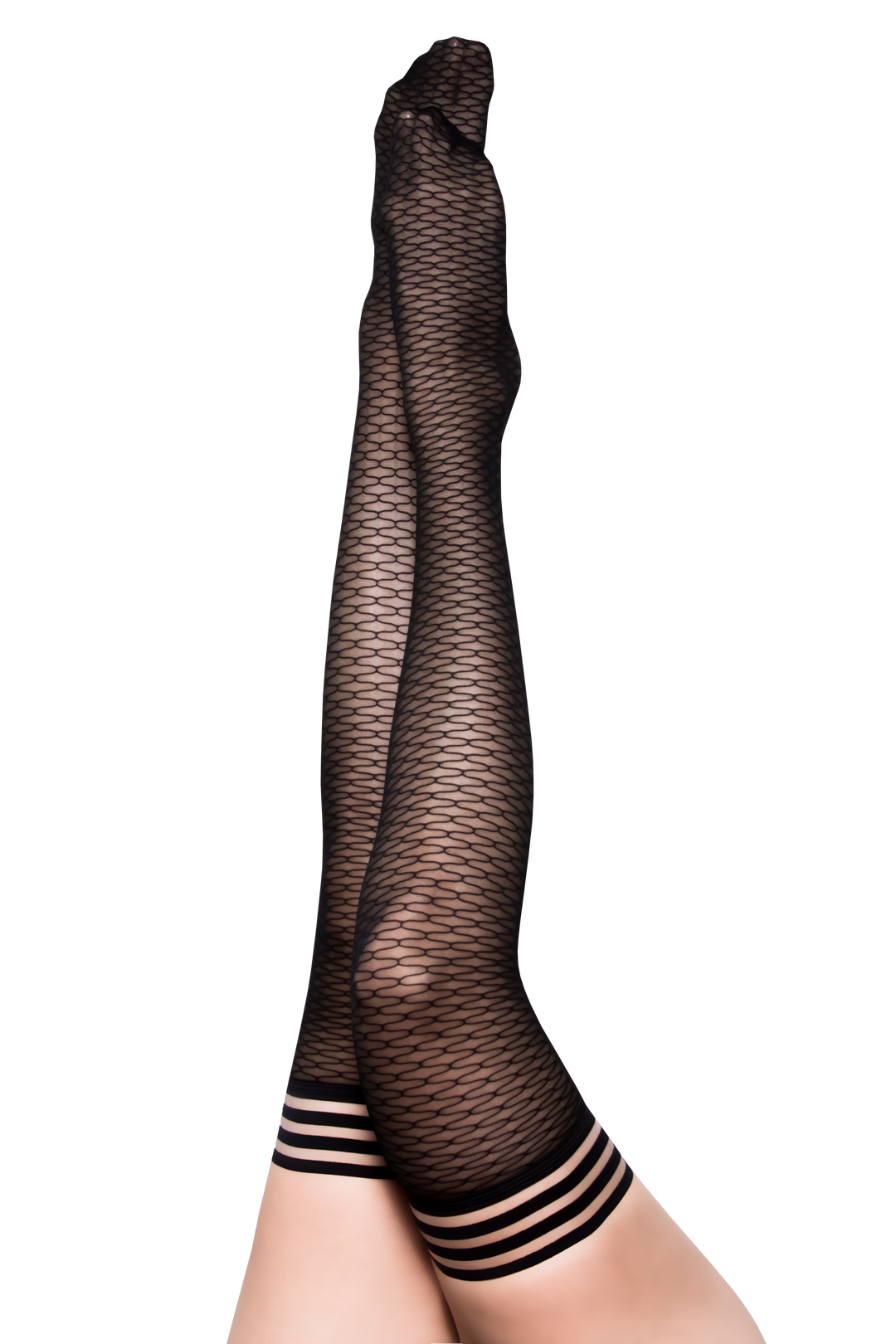 Beth Anne- A modern take on fishnet thigh-highs