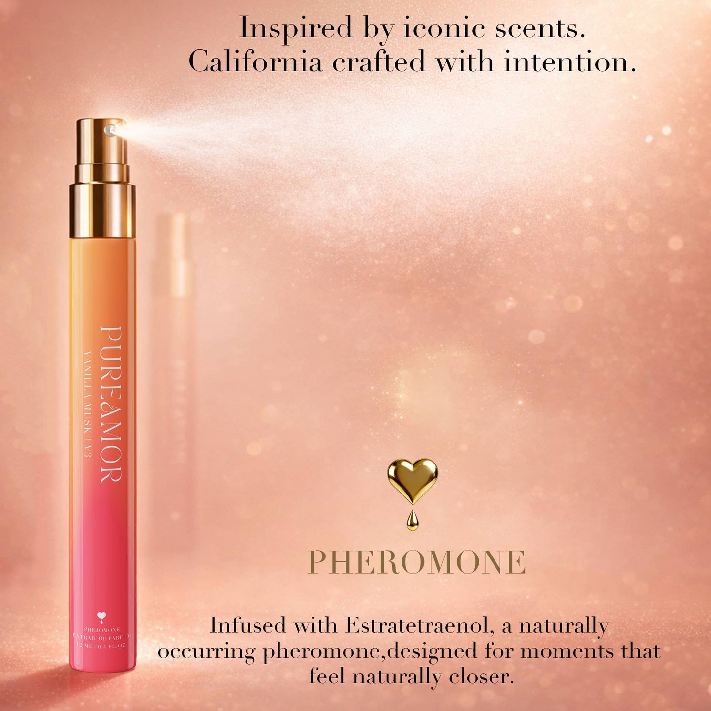 Vanilla Musk Pheromone  Perfume by PureAmore | 12ml