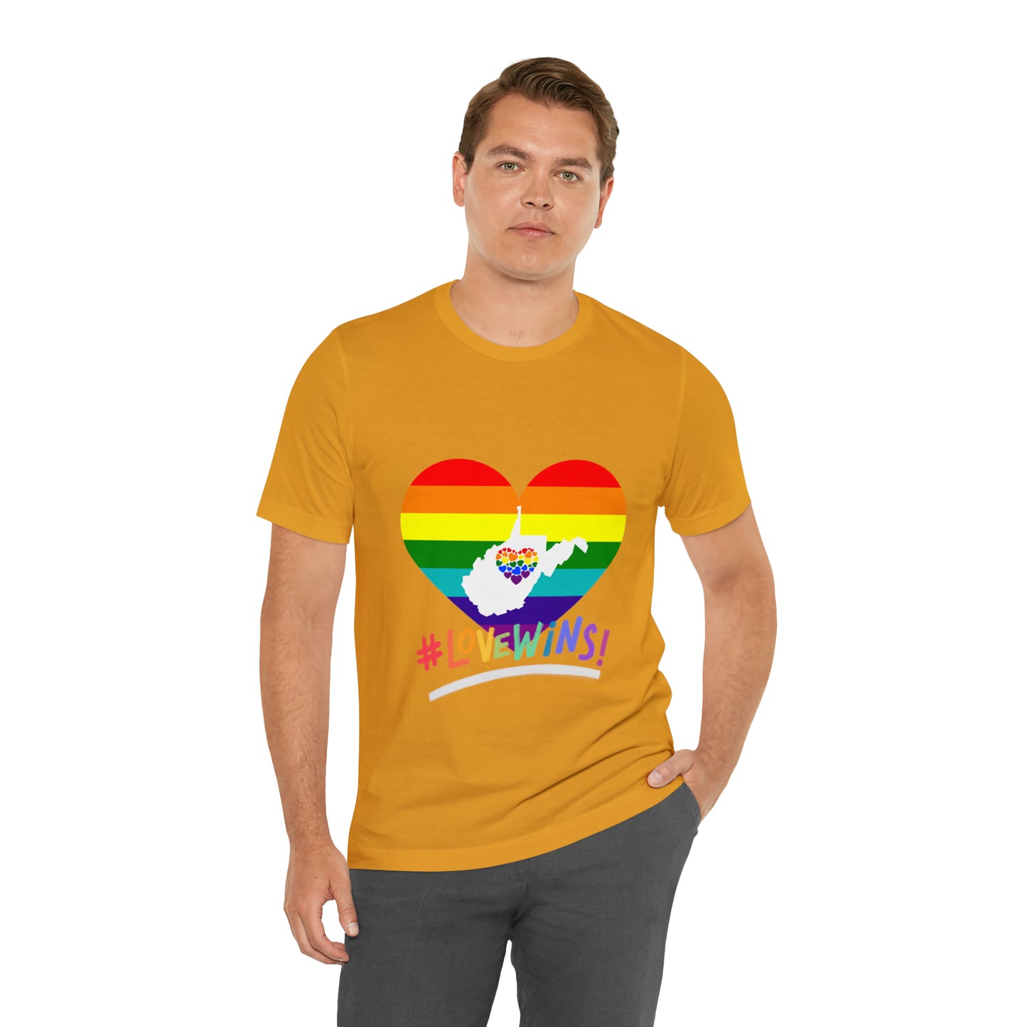 Love Wins Unisex Jersey Short Sleeve Tee