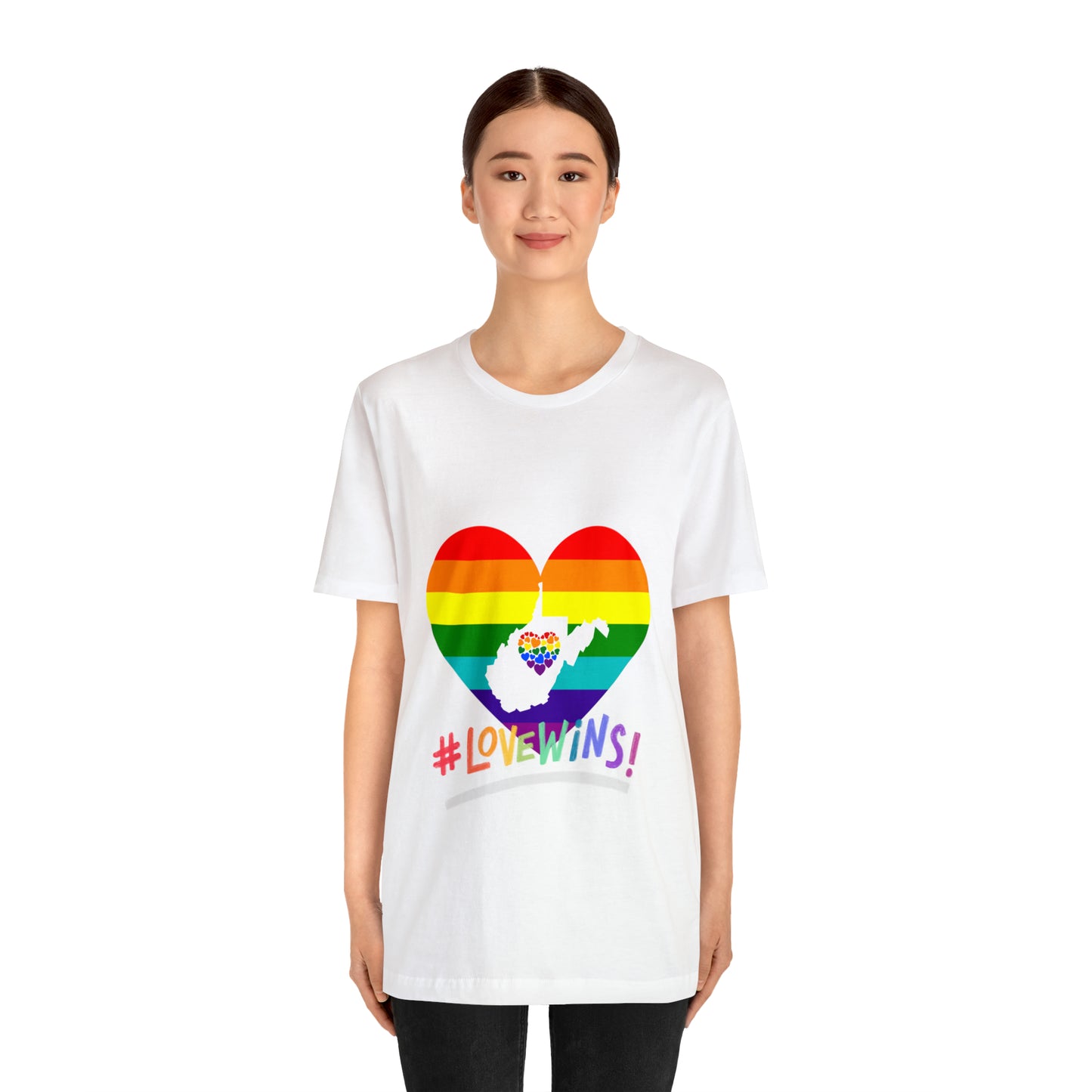 Love Wins Unisex Jersey Short Sleeve Tee