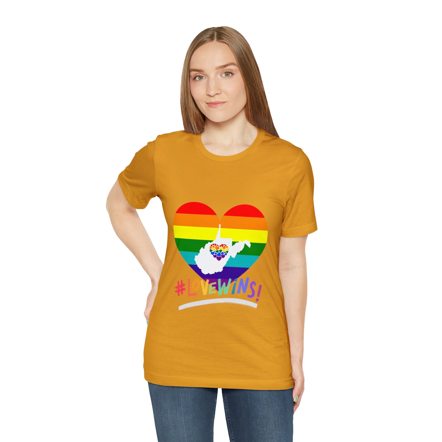 Love Wins Unisex Jersey Short Sleeve Tee