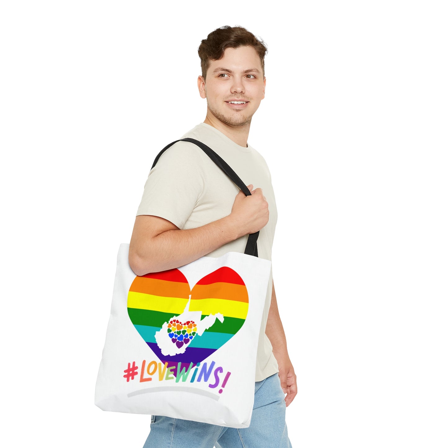 Love Wins WV Tote Bag