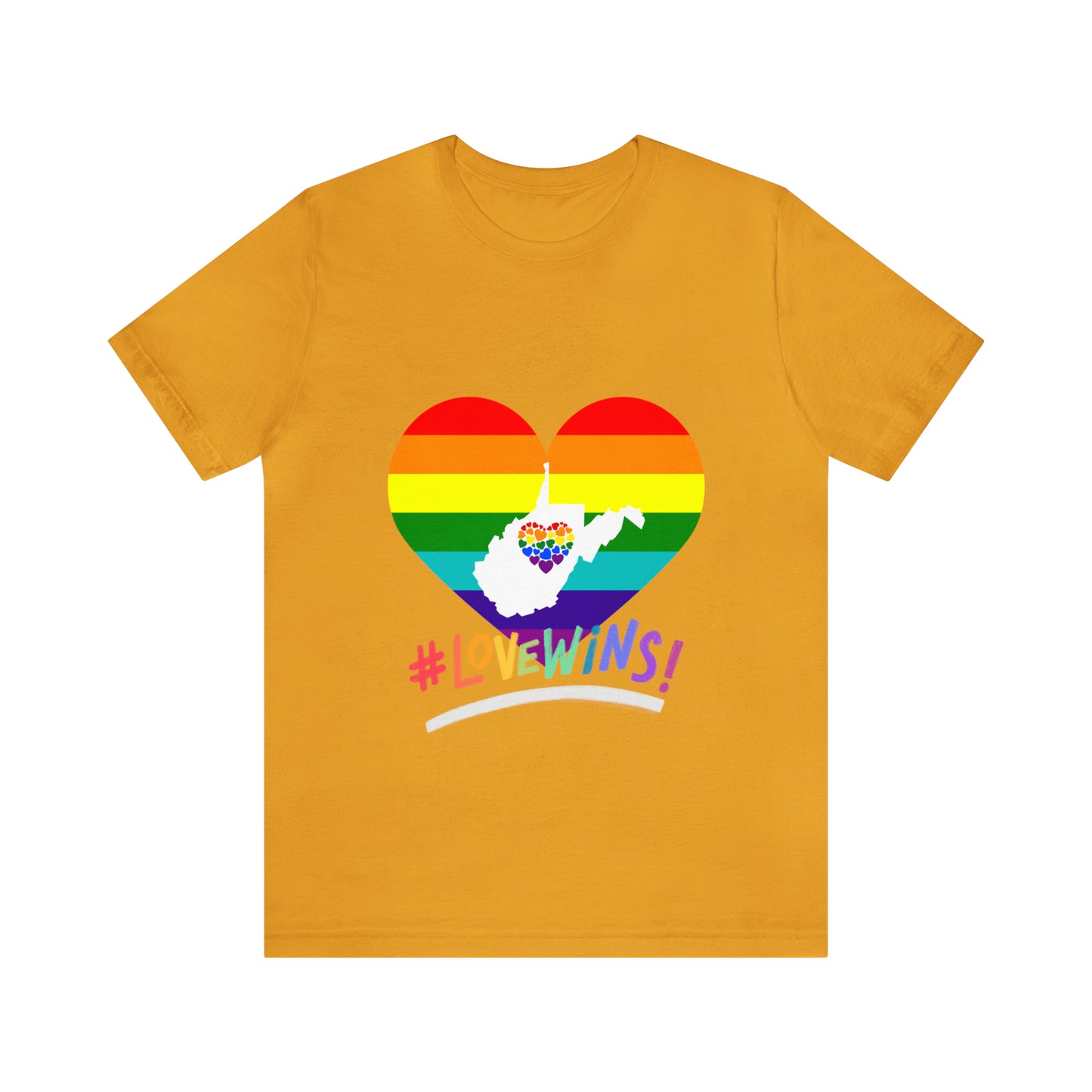 Love Wins Unisex Jersey Short Sleeve Tee