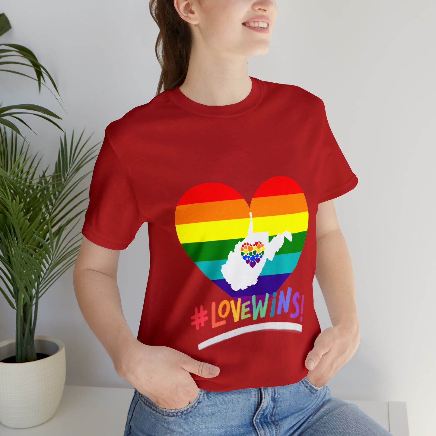 Love Wins Unisex Jersey Short Sleeve Tee