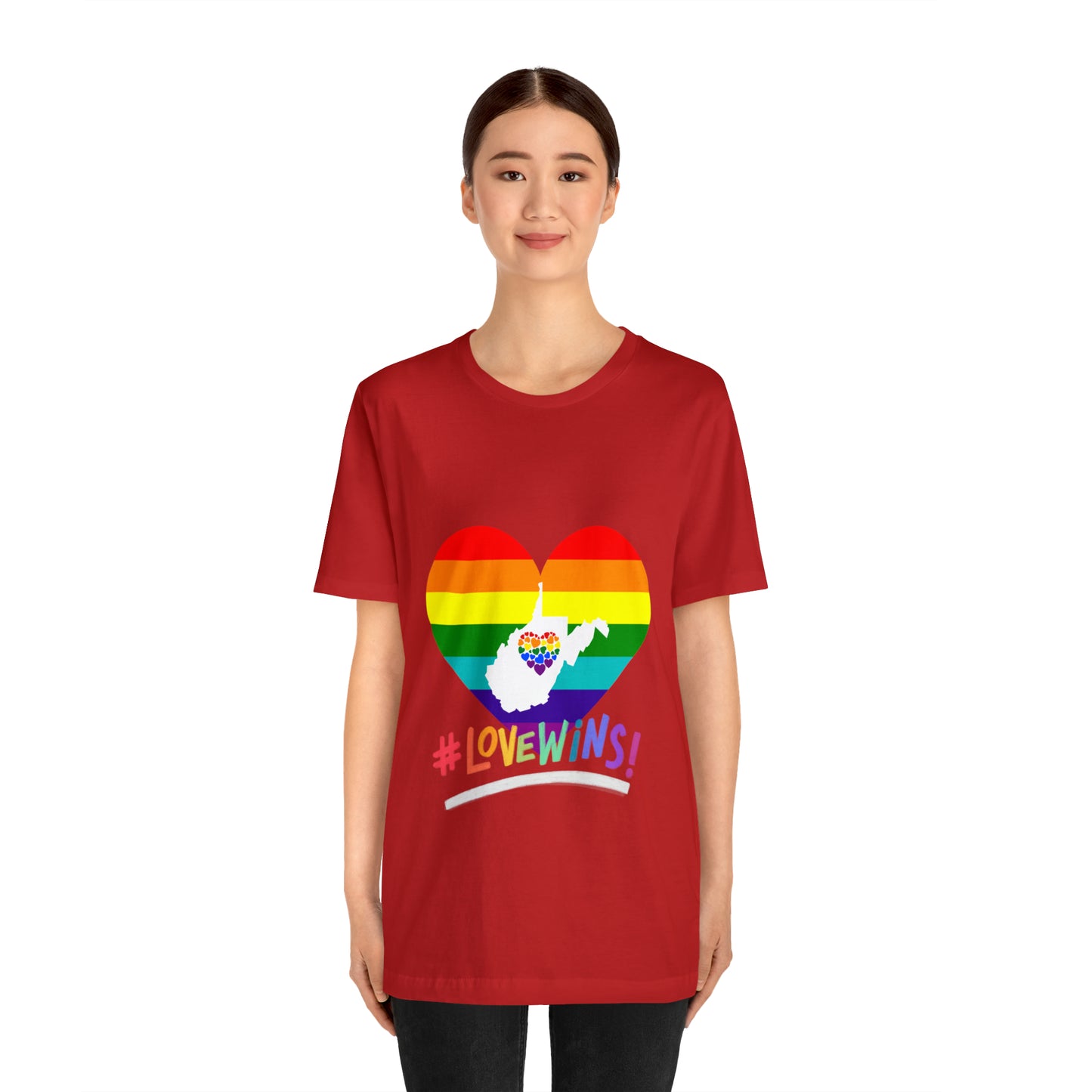 Love Wins Unisex Jersey Short Sleeve Tee