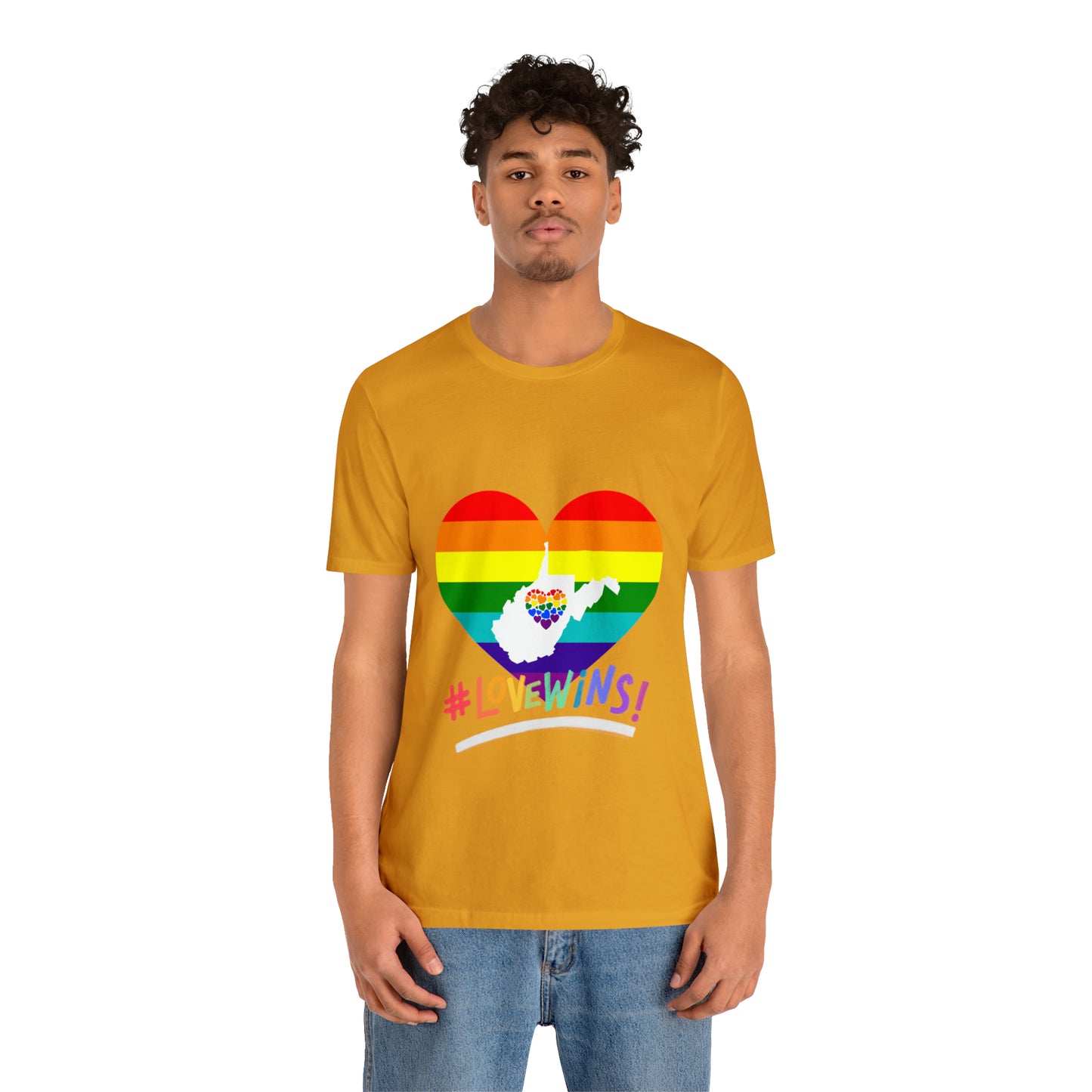 Love Wins Unisex Jersey Short Sleeve Tee