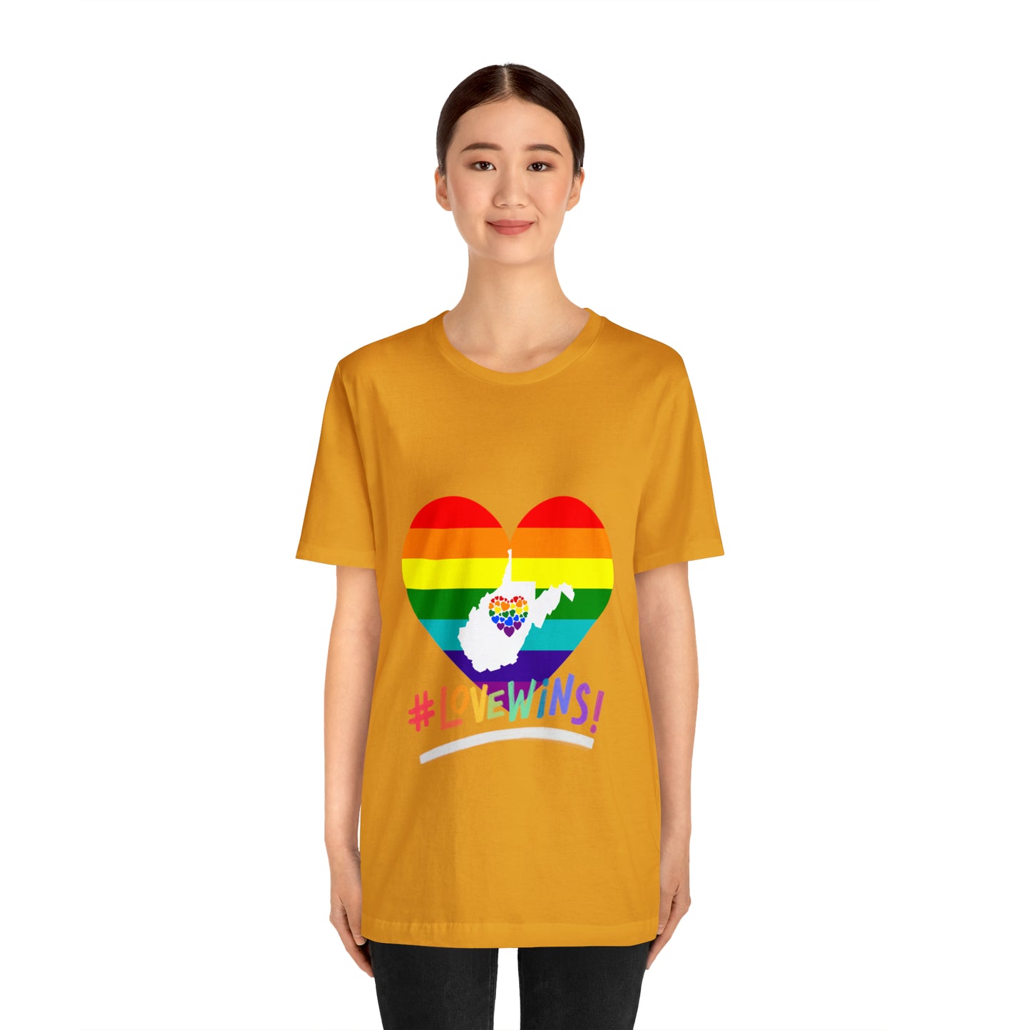 Love Wins Unisex Jersey Short Sleeve Tee