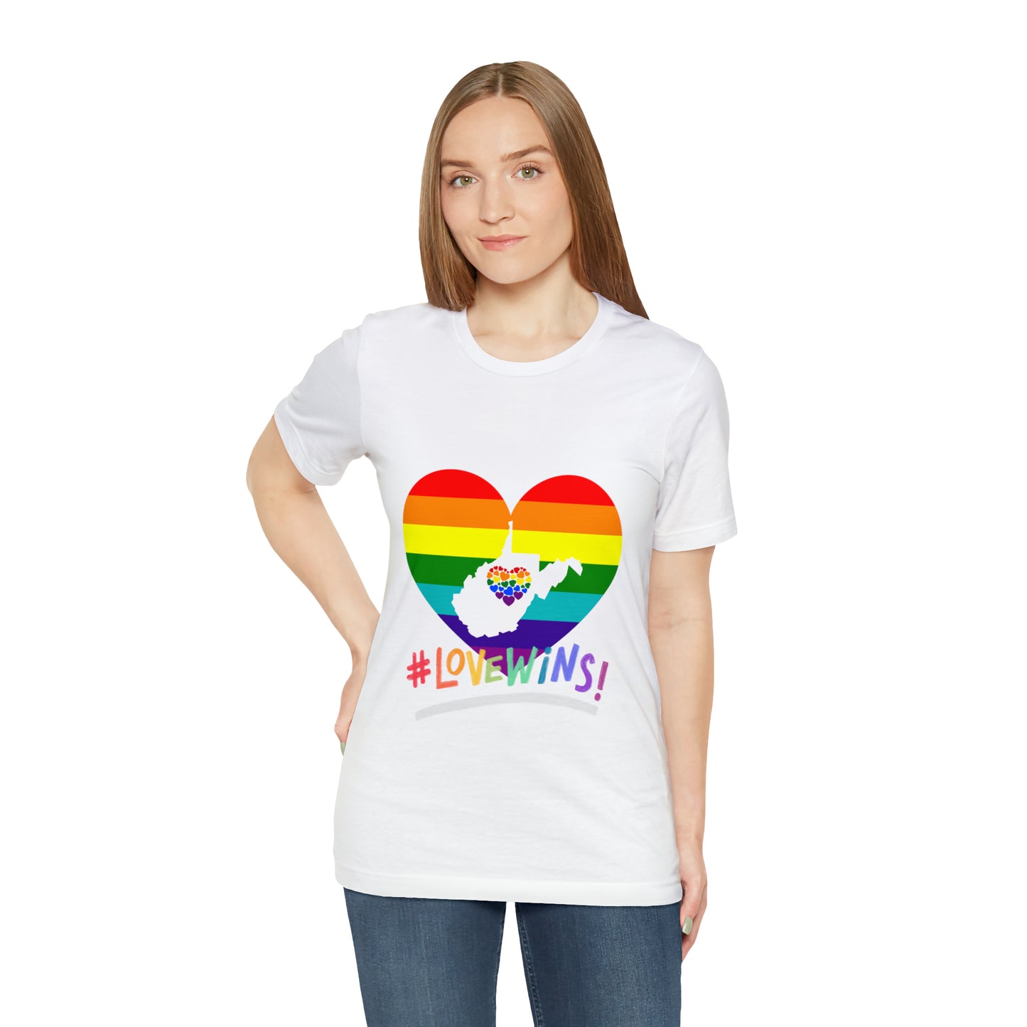 Love Wins Unisex Jersey Short Sleeve Tee