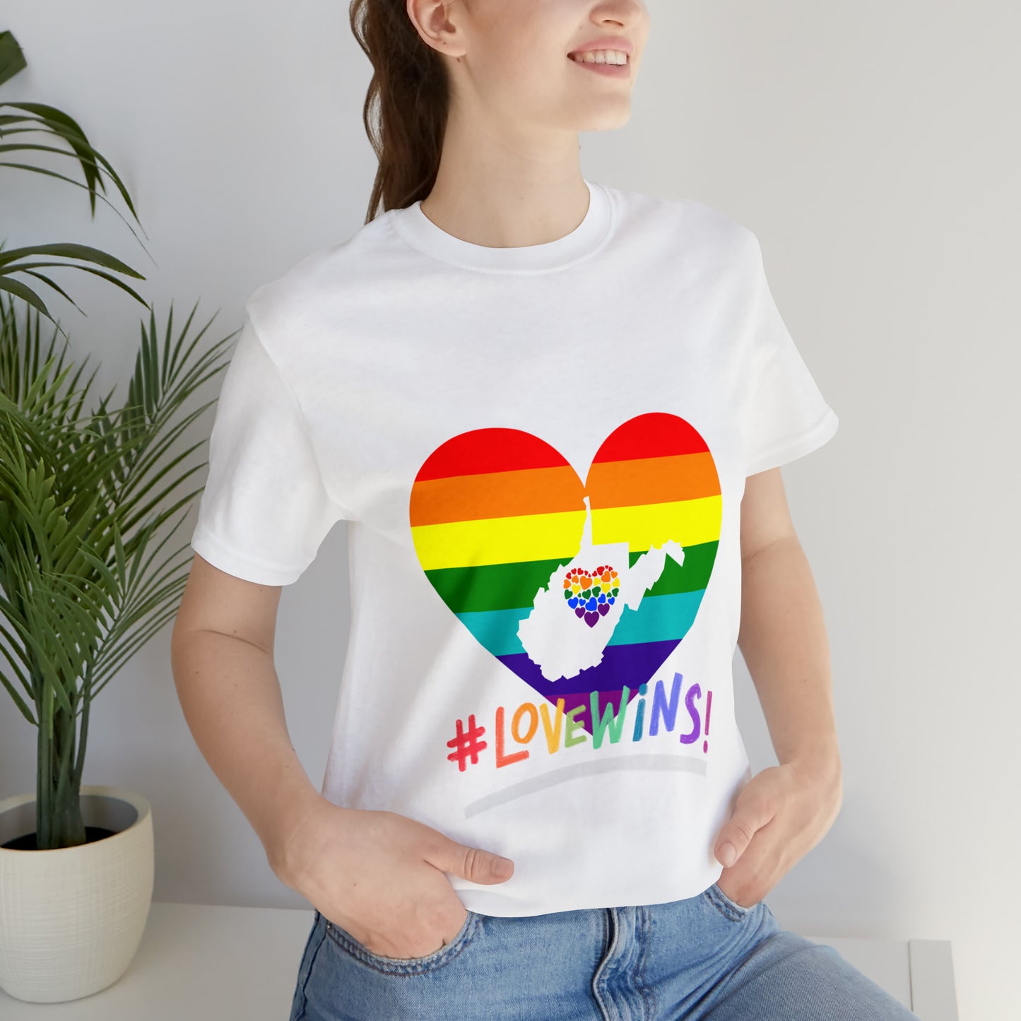 Love Wins Unisex Jersey Short Sleeve Tee