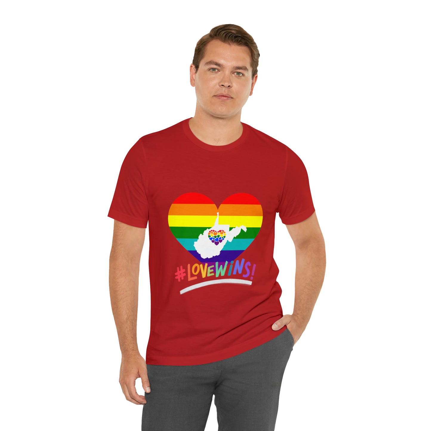 Love Wins Unisex Jersey Short Sleeve Tee