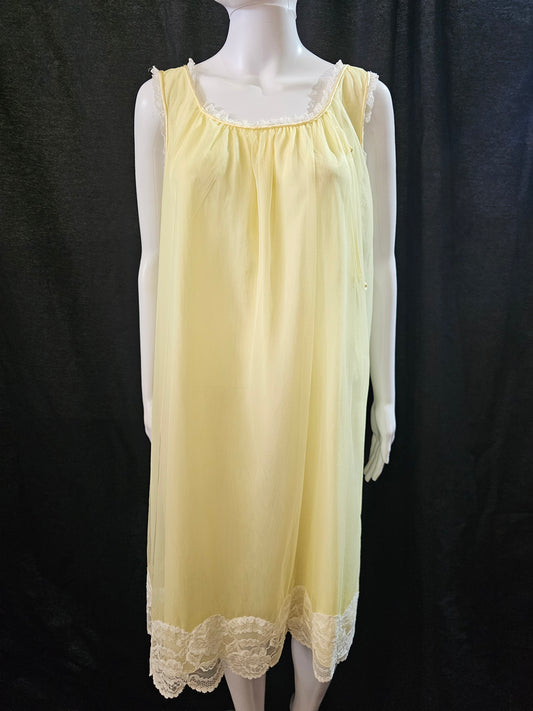 1960s yellow babydoll by Aristocraft