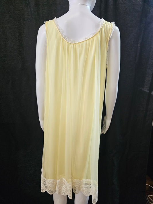 1960s yellow babydoll by Aristocraft