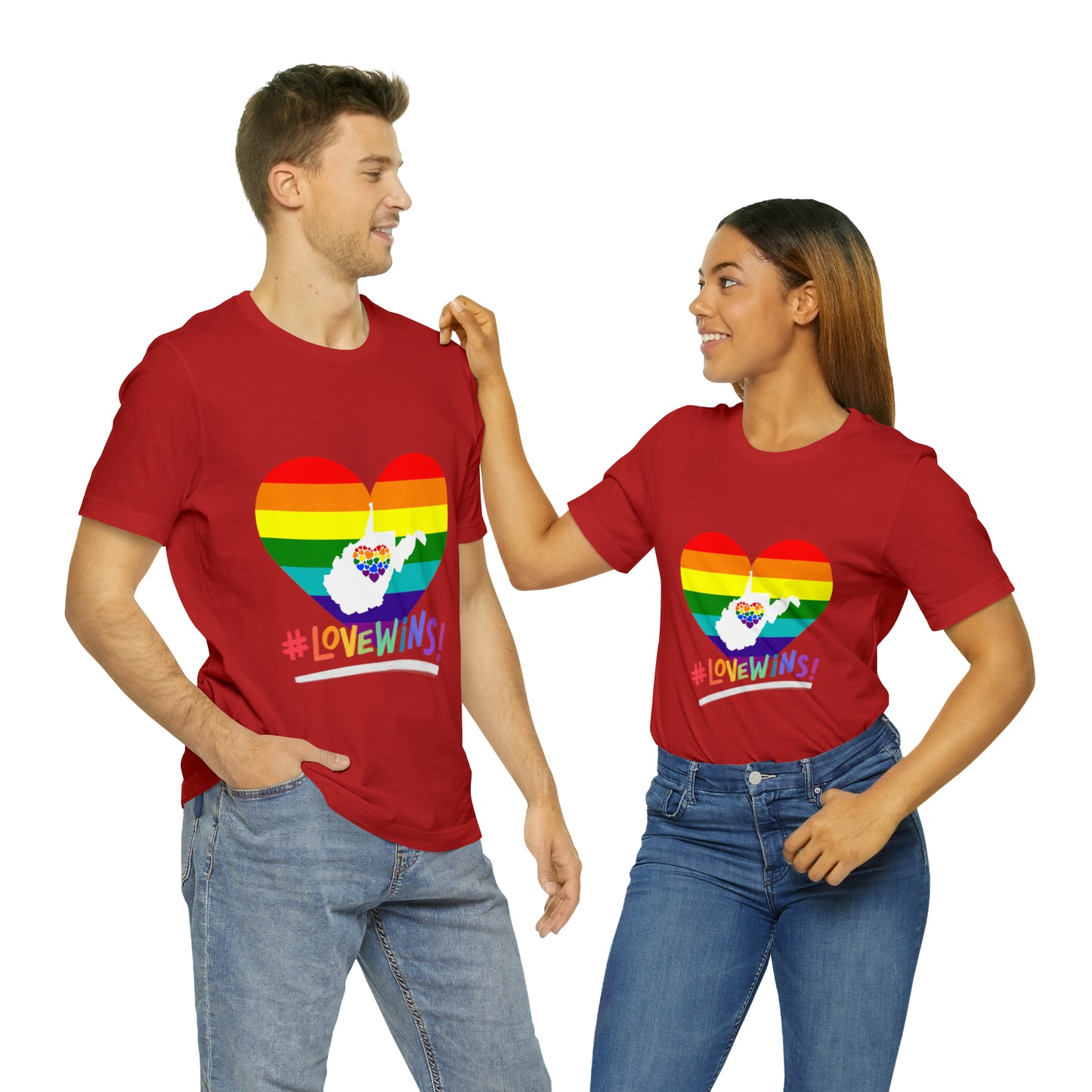 Love Wins Unisex Jersey Short Sleeve Tee