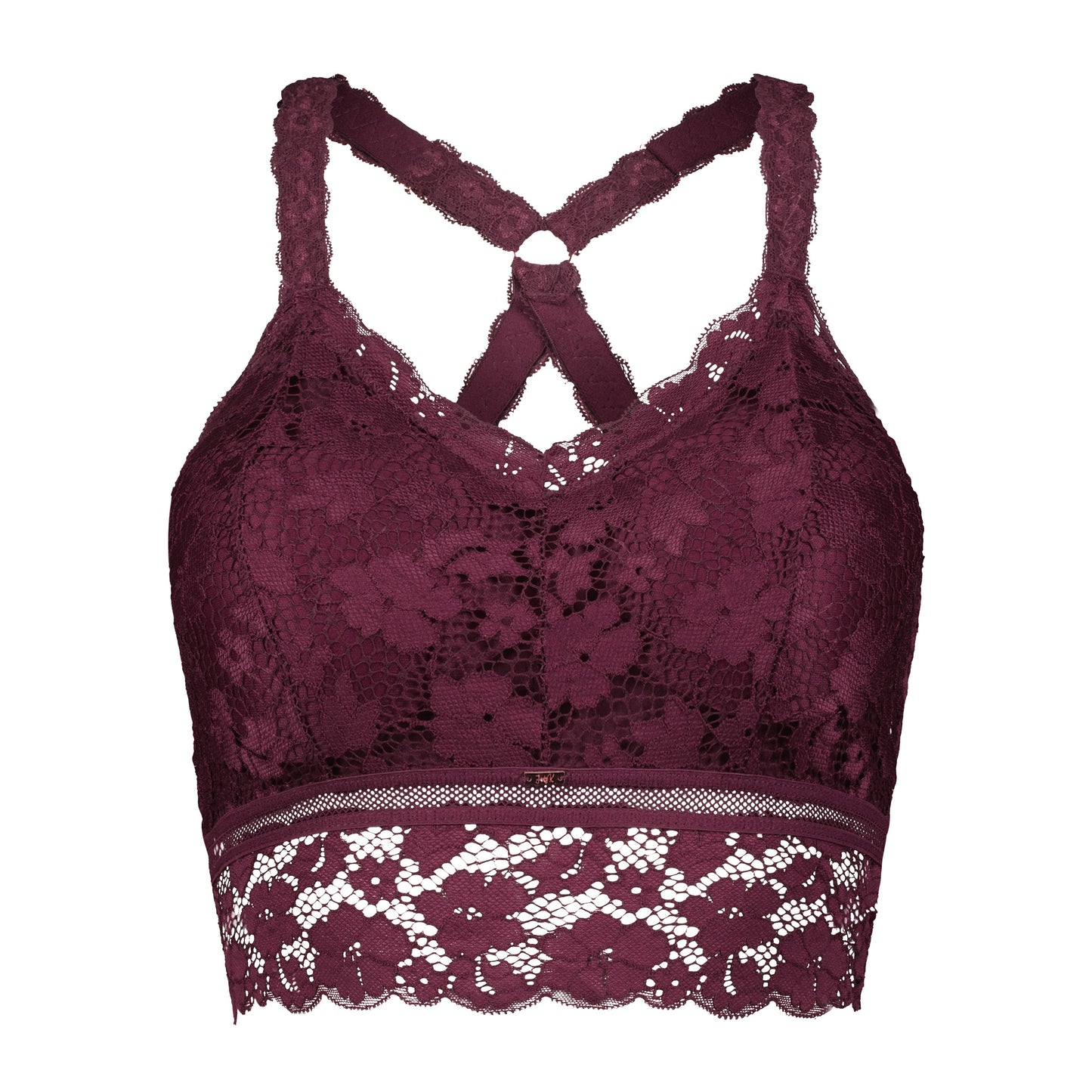 Juliette Lace Bralette by JadyK - Mulled Wine