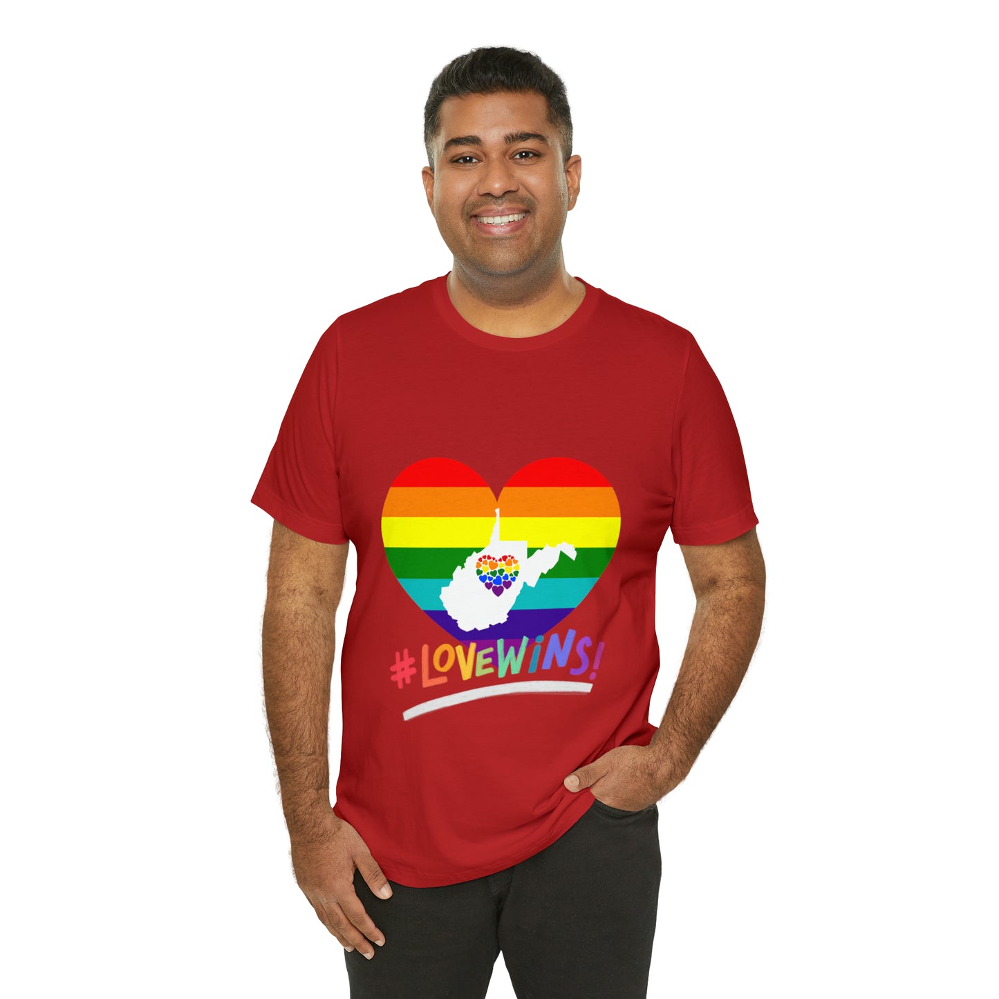 Love Wins Unisex Jersey Short Sleeve Tee