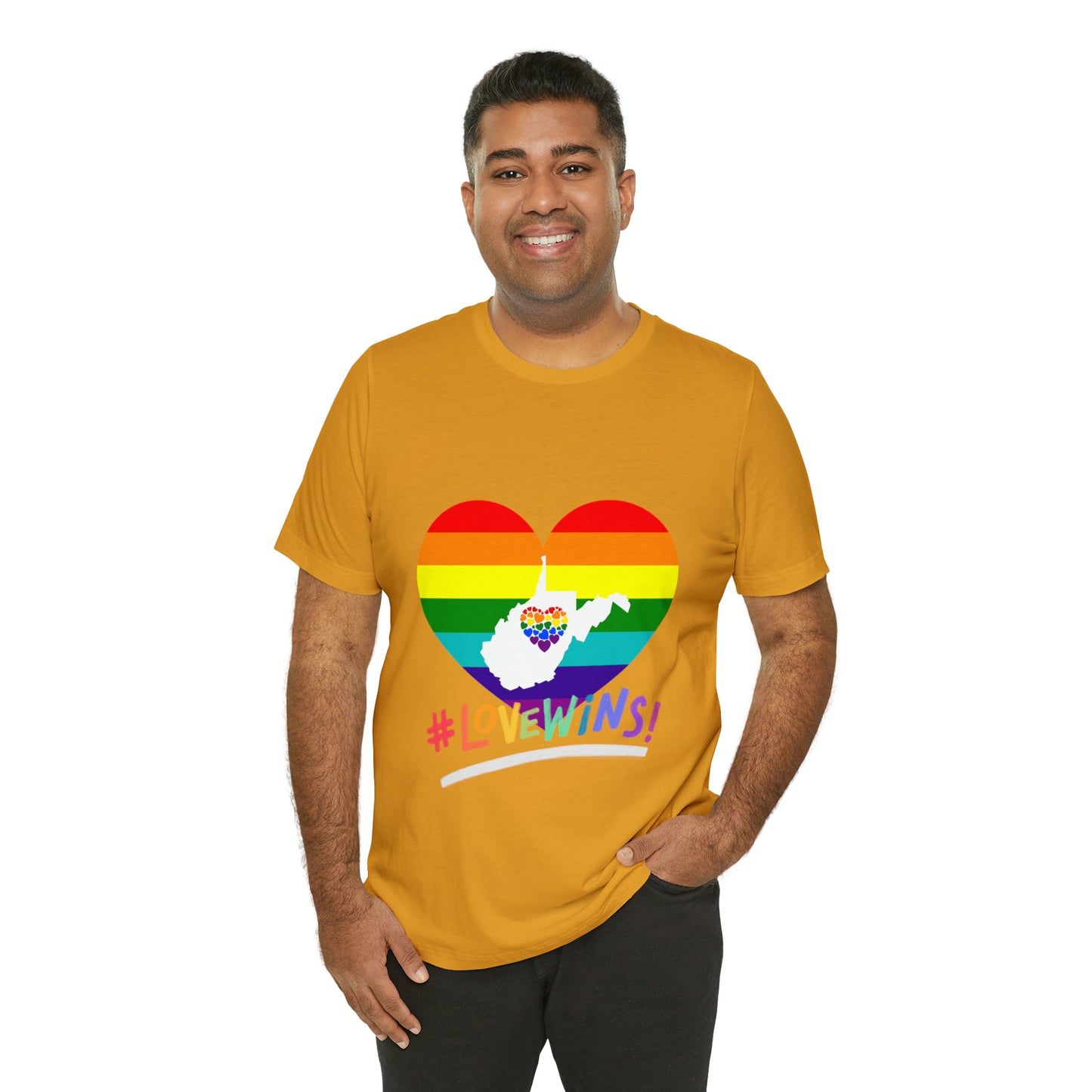 Love Wins Unisex Jersey Short Sleeve Tee