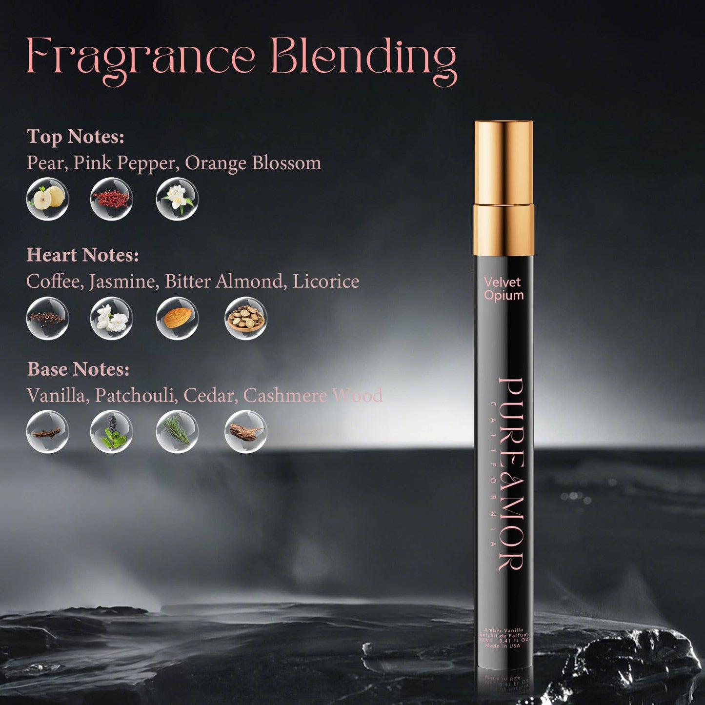 PureAmor Velvet Opium Pheromone Perfume by PureAmore | 12ml