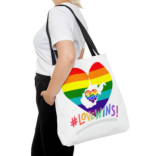 Love Wins WV Tote Bag