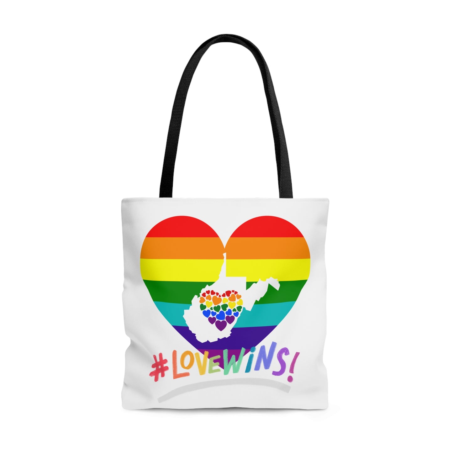 Love Wins WV Tote Bag