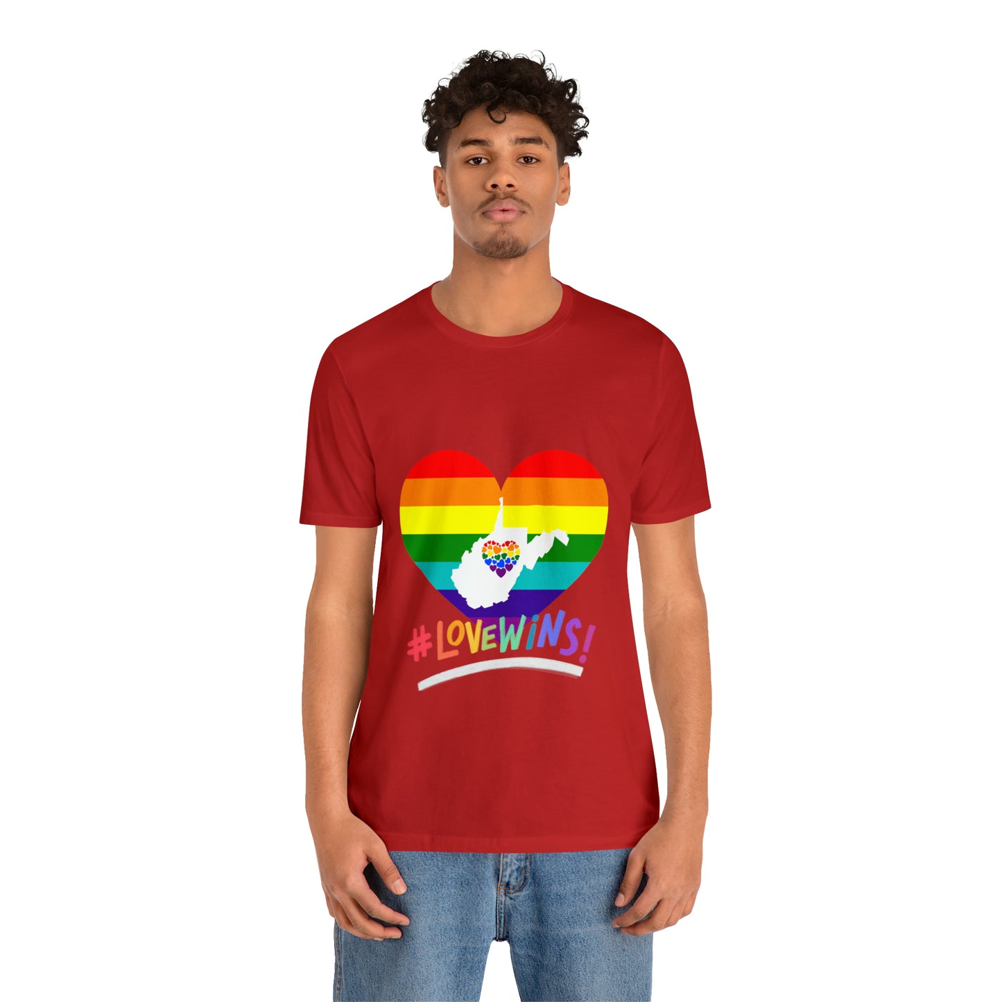 Love Wins Unisex Jersey Short Sleeve Tee