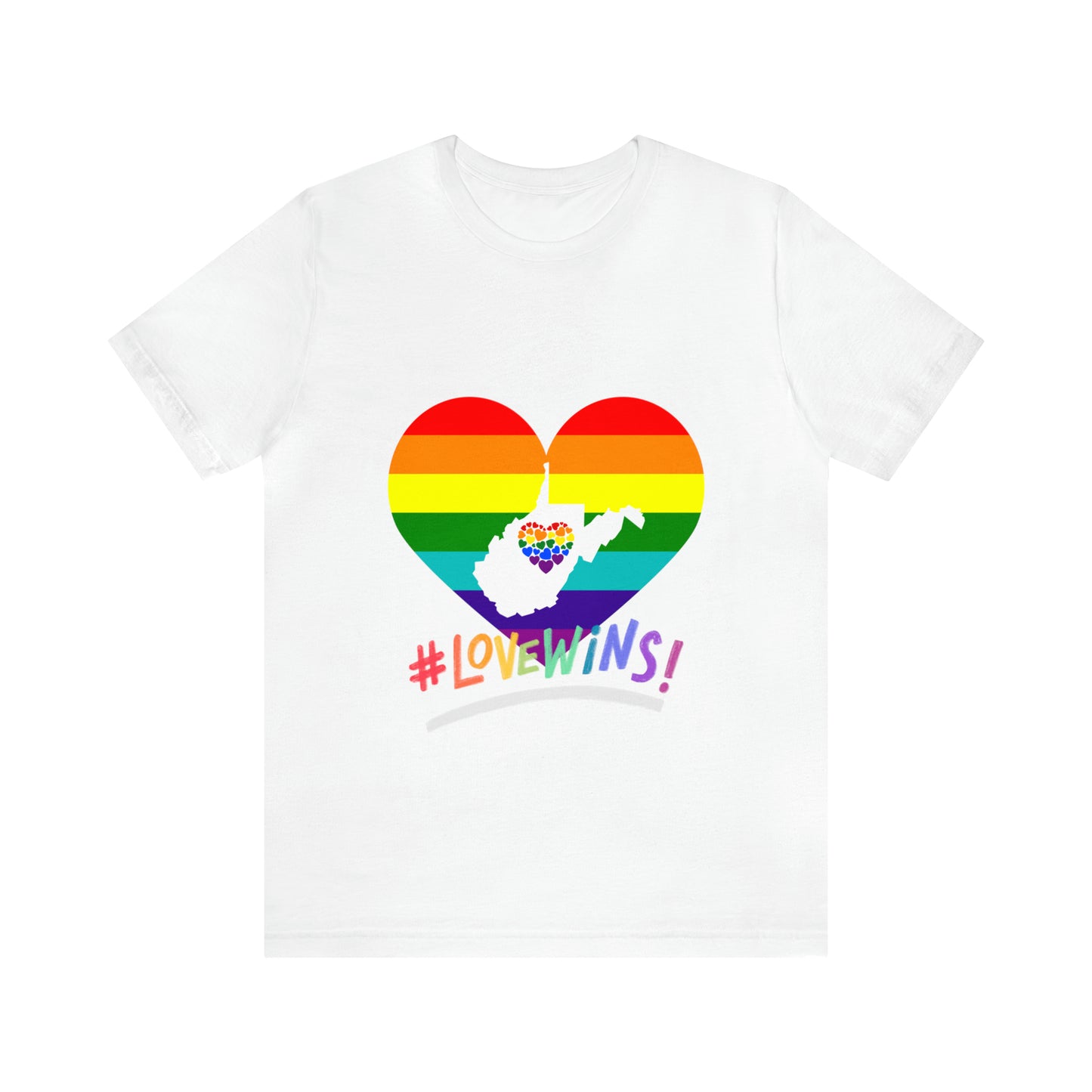 Love Wins Unisex Jersey Short Sleeve Tee