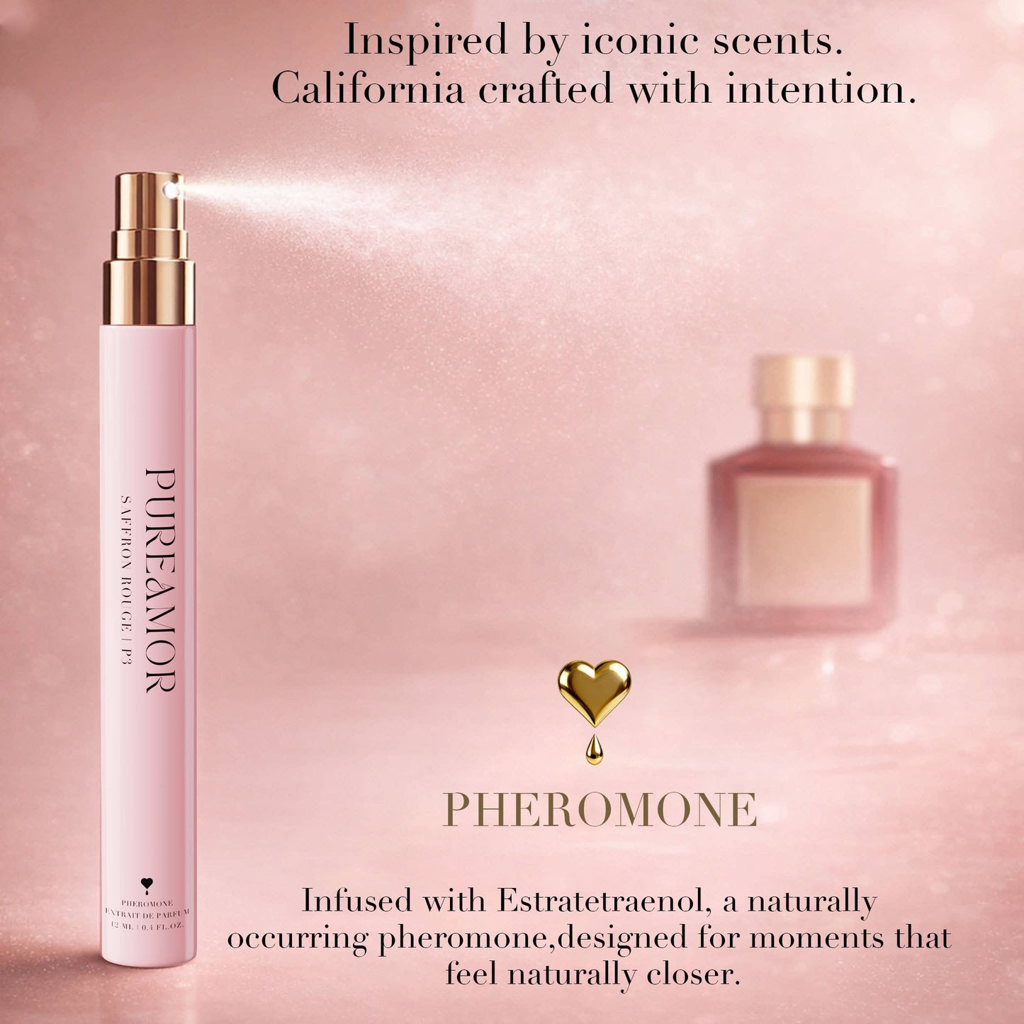 Saffron Rouge Pheromone Perfume 12ml