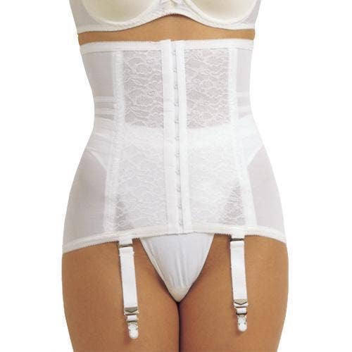Waist Cinching Girdle by Rago | White
