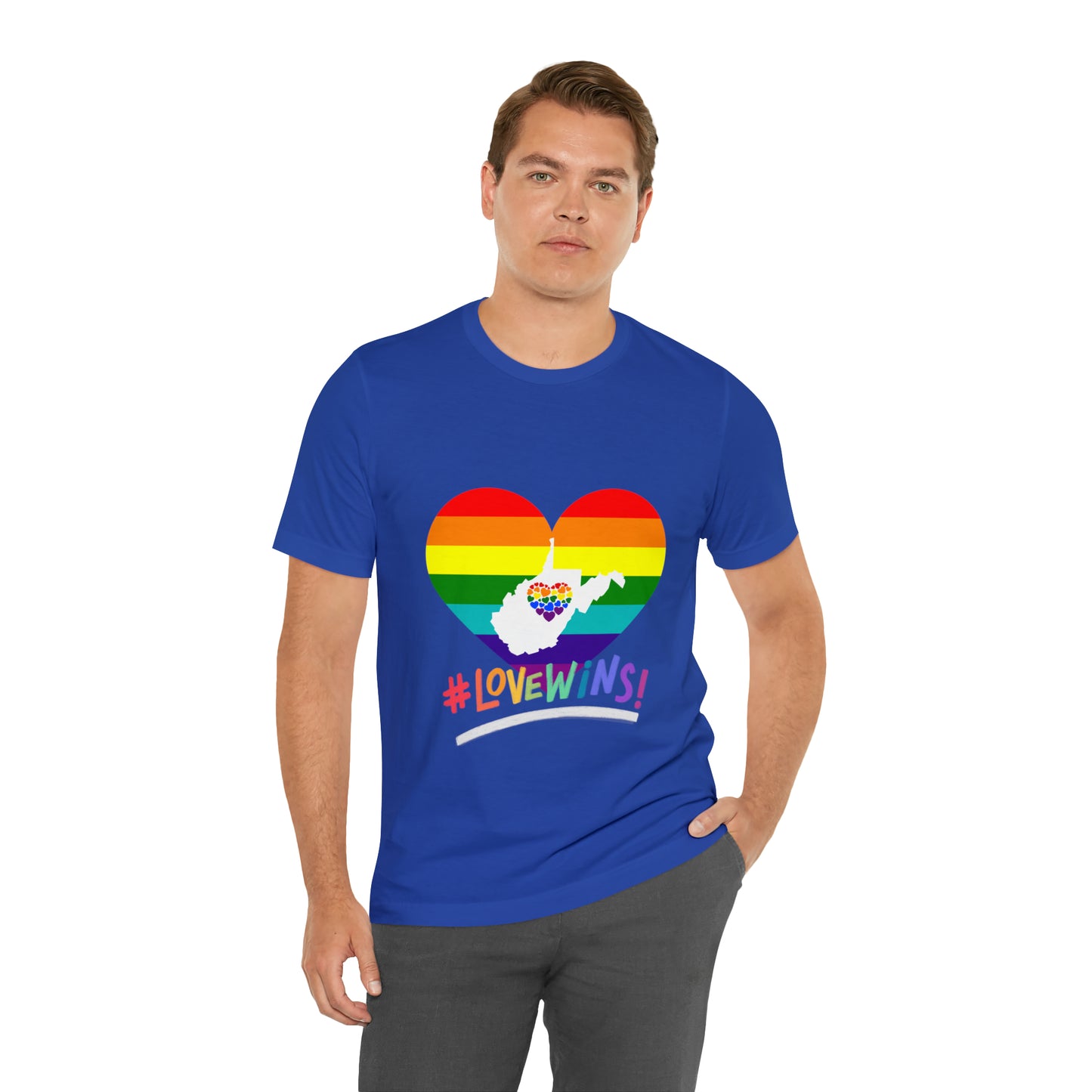 Love Wins Unisex Jersey Short Sleeve Tee