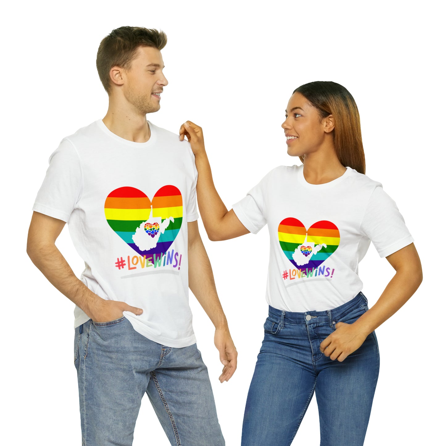 Love Wins Unisex Jersey Short Sleeve Tee