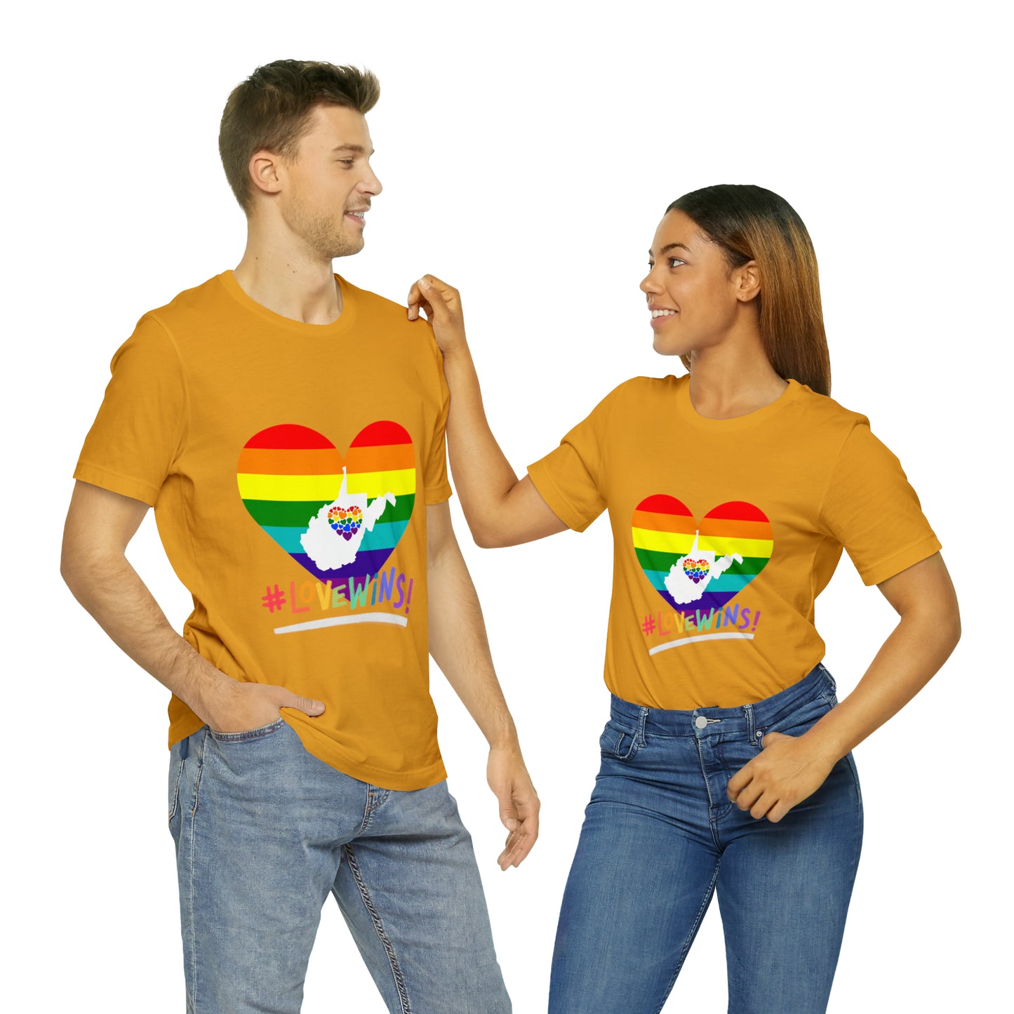 Love Wins Unisex Jersey Short Sleeve Tee