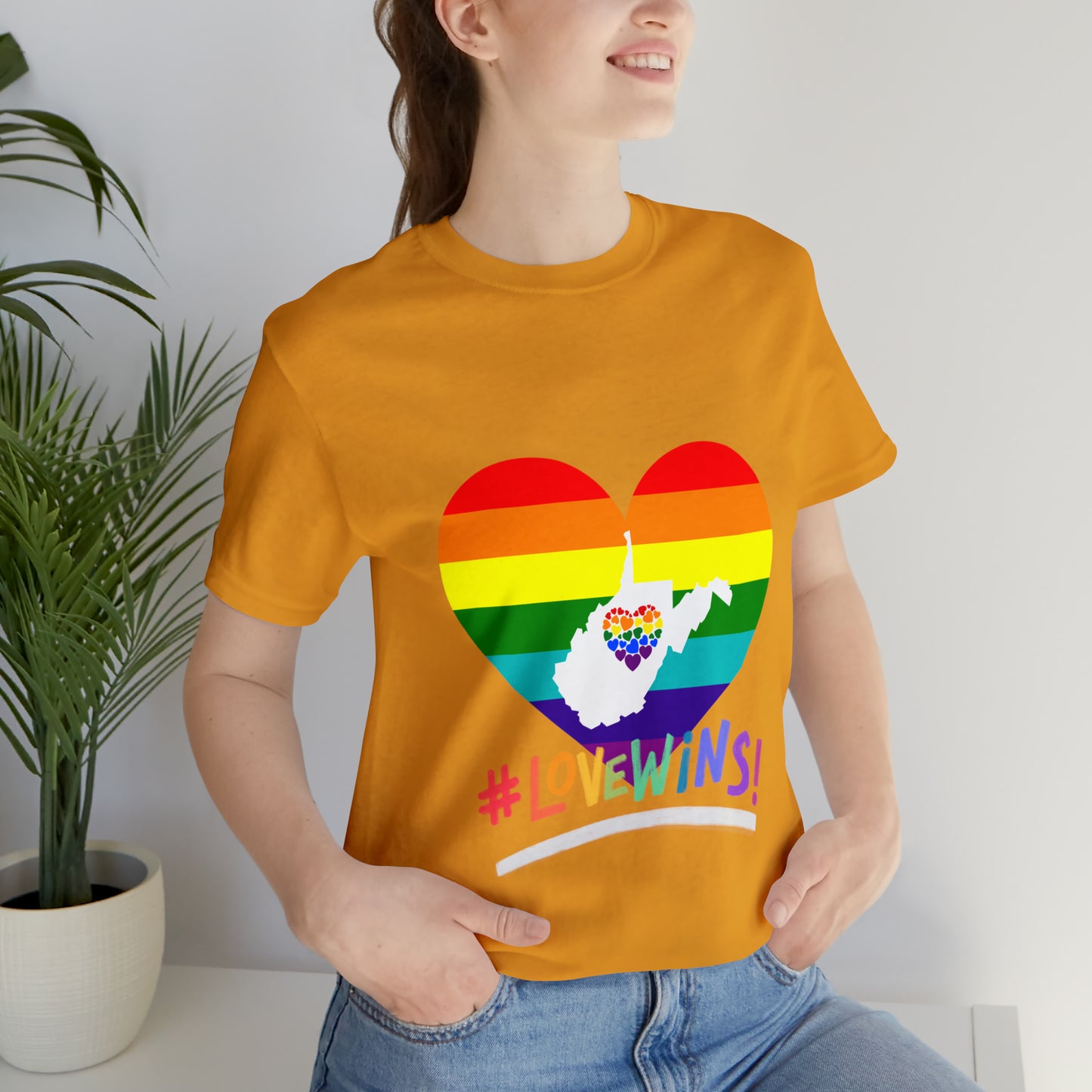 Love Wins Unisex Jersey Short Sleeve Tee