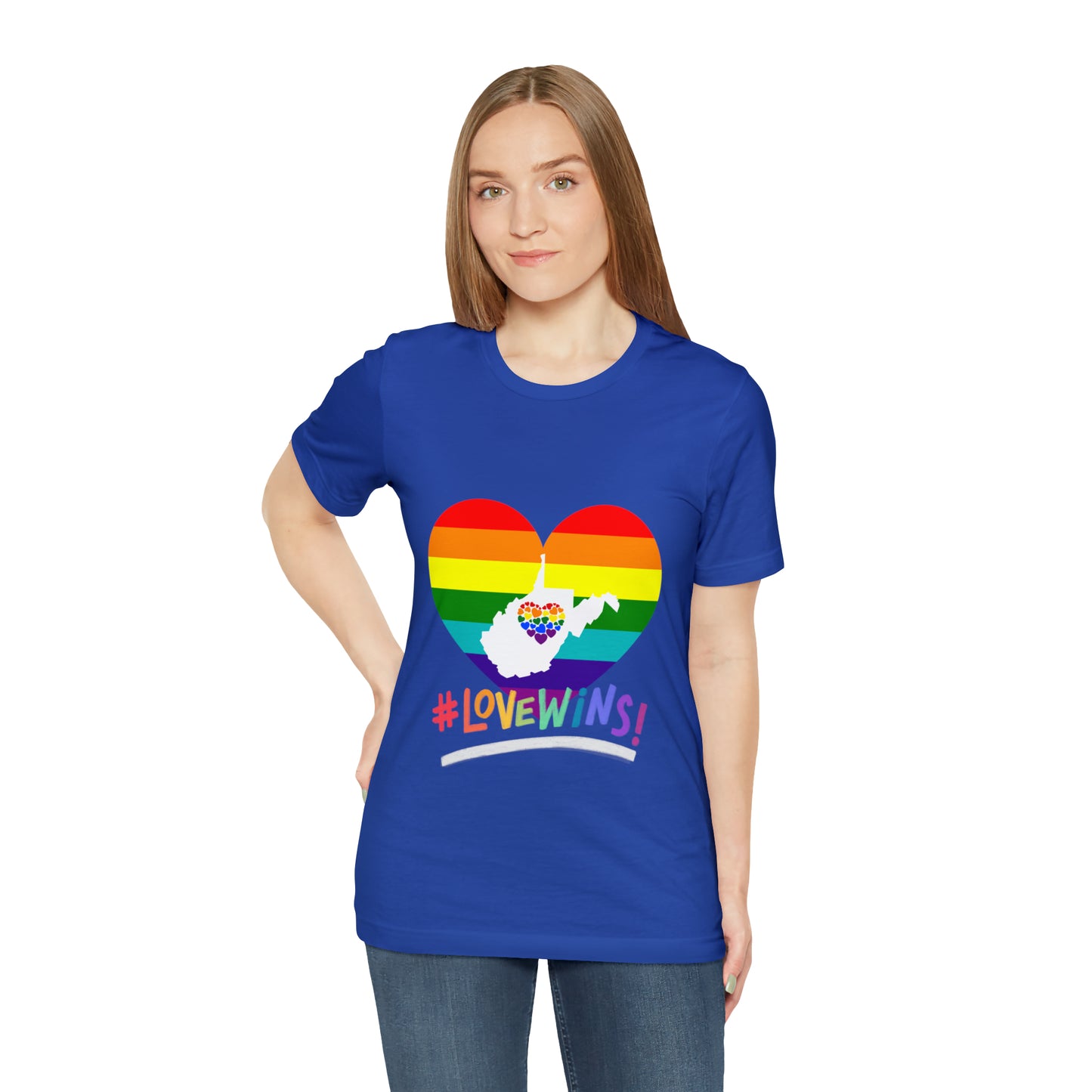 Love Wins Unisex Jersey Short Sleeve Tee