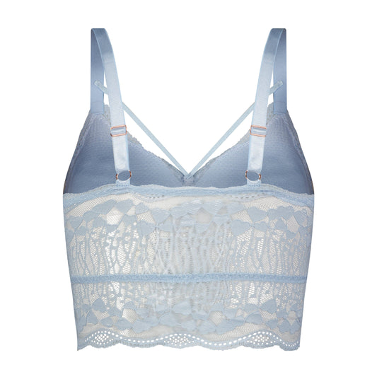 Luna Lace Bralette Sky Blue/Black