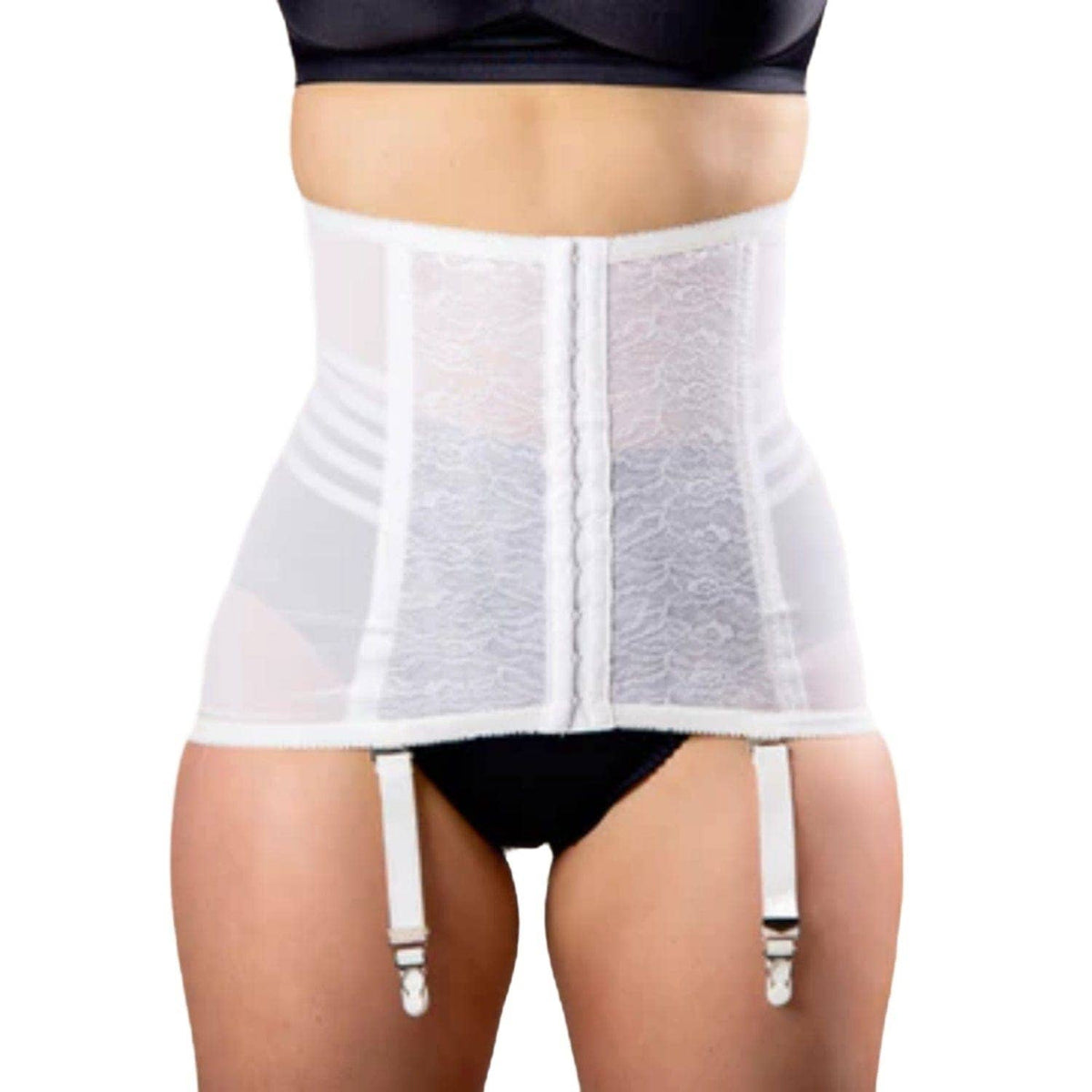 Waist Cinching Girdle by Rago | White