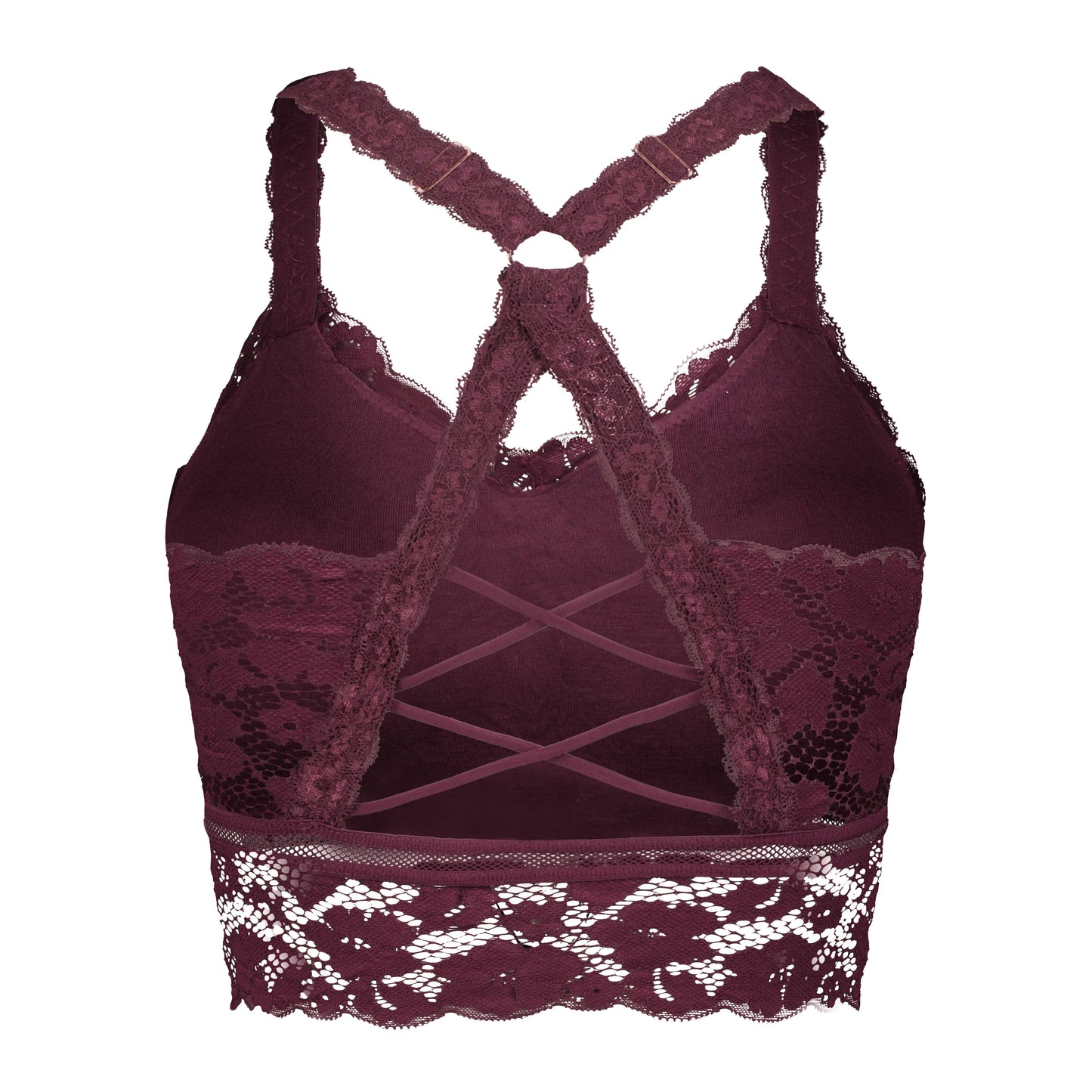 Juliette Lace Bralette by JadyK - Mulled Wine