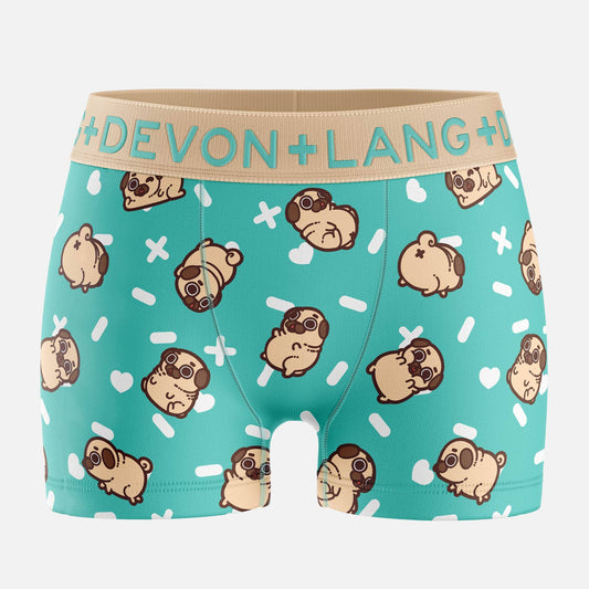 Bria 2.0 Boyshort - Puglies LIMITED EDITION PRINT