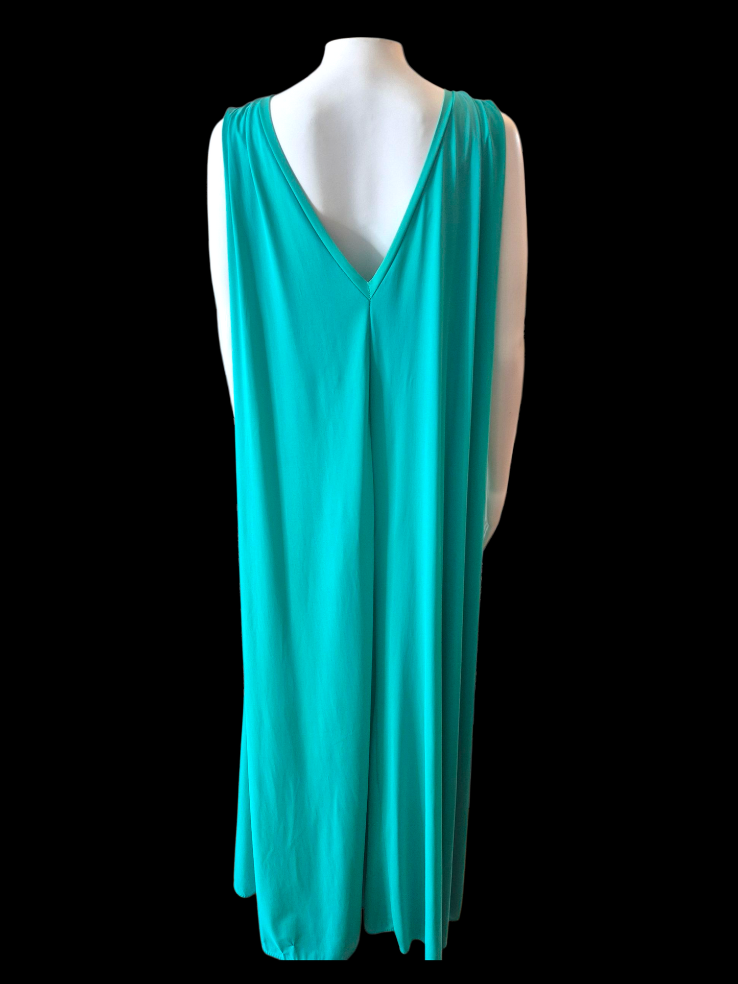 1960s Green Cape Back Negligee Mad Men style