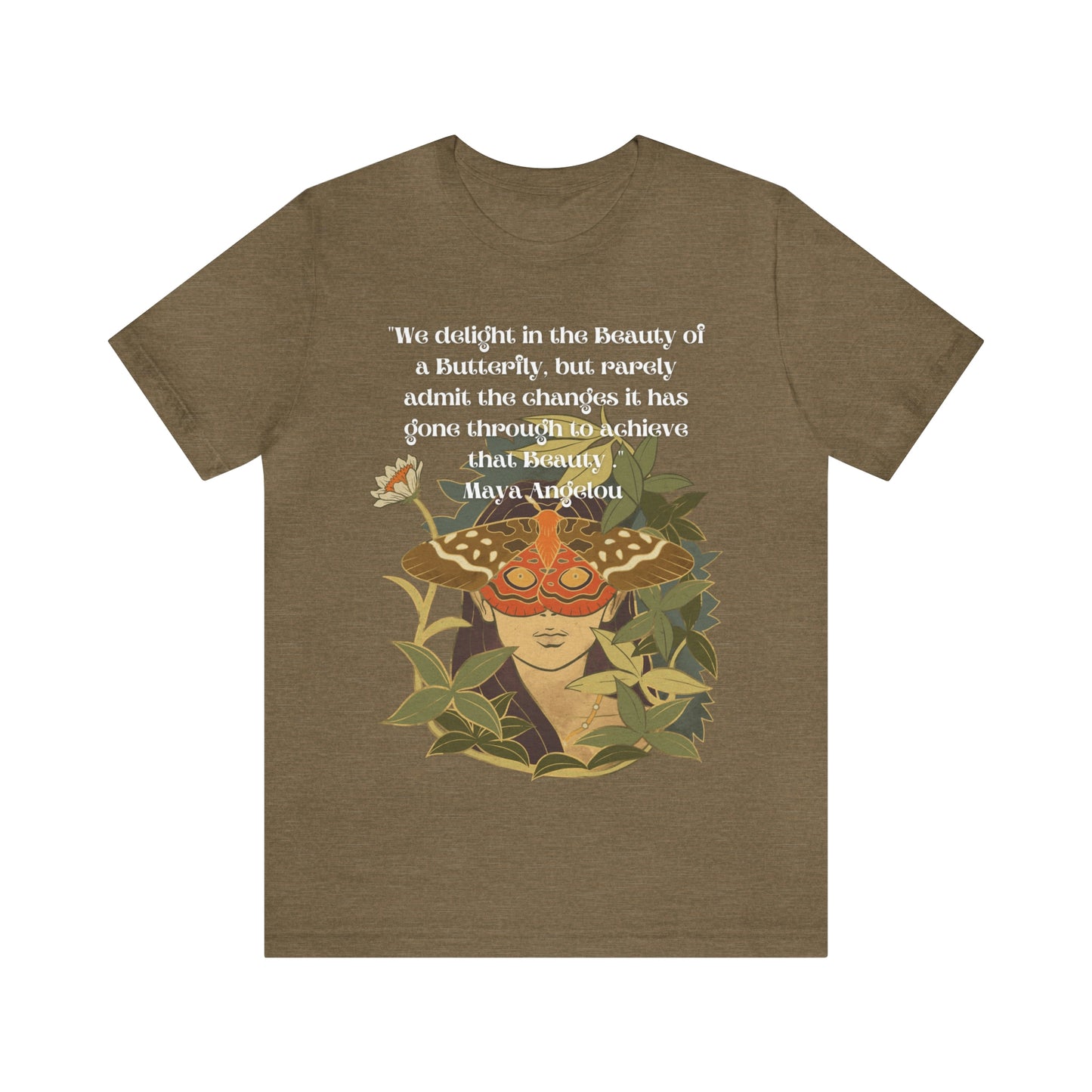 Maya Angelou Buttyerfly Unisex Jersey Short Sleeve Tee