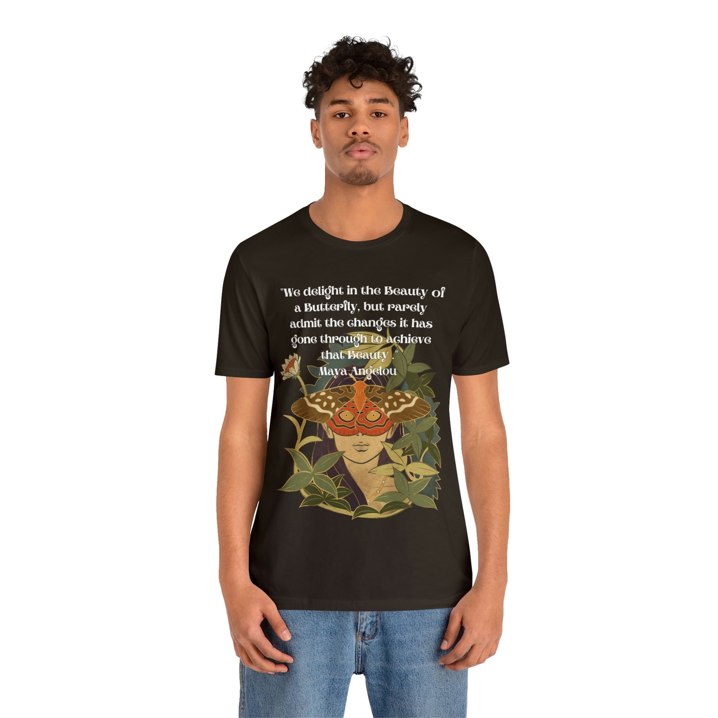 Maya Angelou Buttyerfly Unisex Jersey Short Sleeve Tee