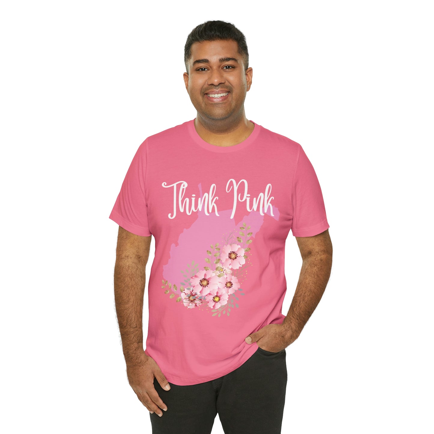 Think Pink Unisex Jersey Short Sleeve Tee