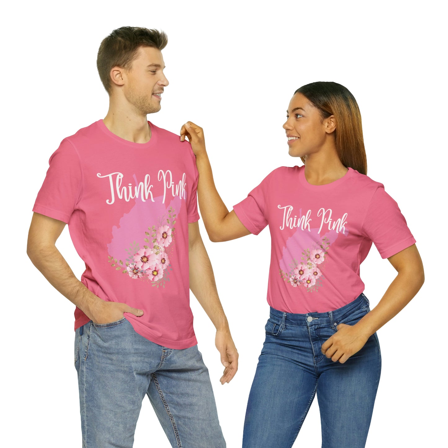 Think Pink Unisex Jersey Short Sleeve Tee